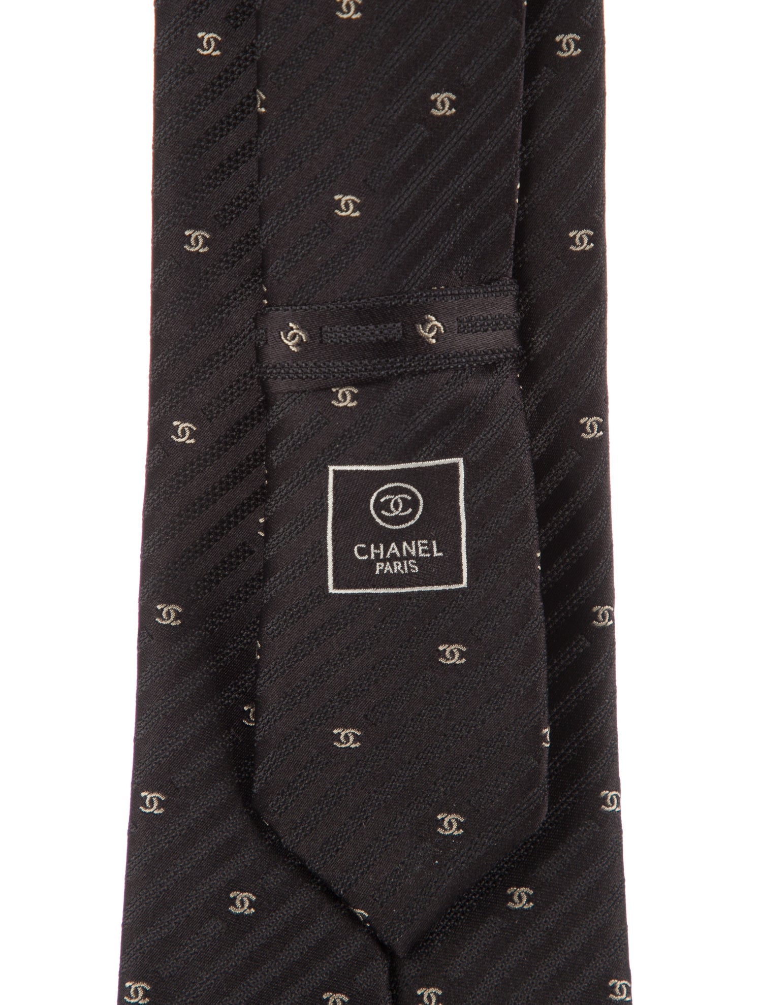 Chanel CC Silk Tie w/Tags