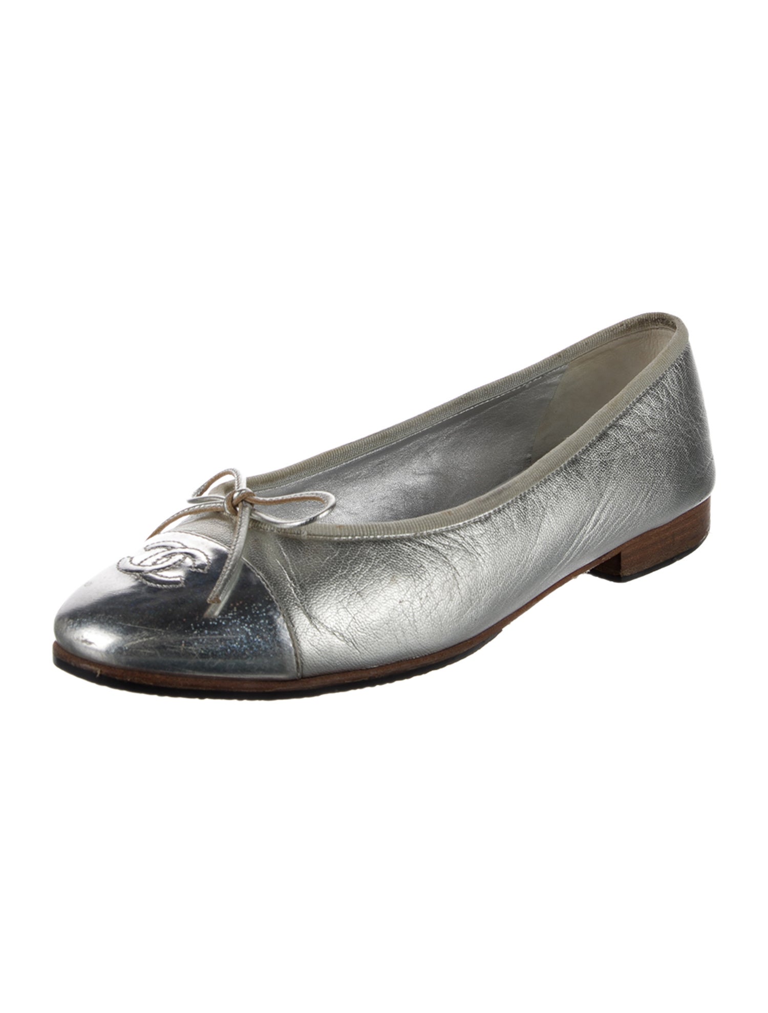 Chanel 2019 Interlocking CC Logo Ballet Flats