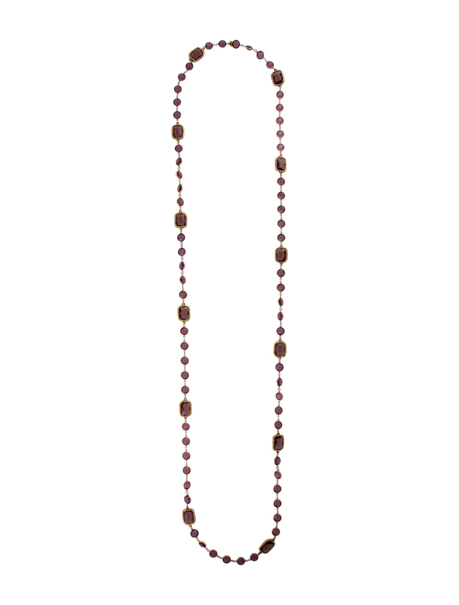 Chanel Vintage Chicklet Sautoir Necklace