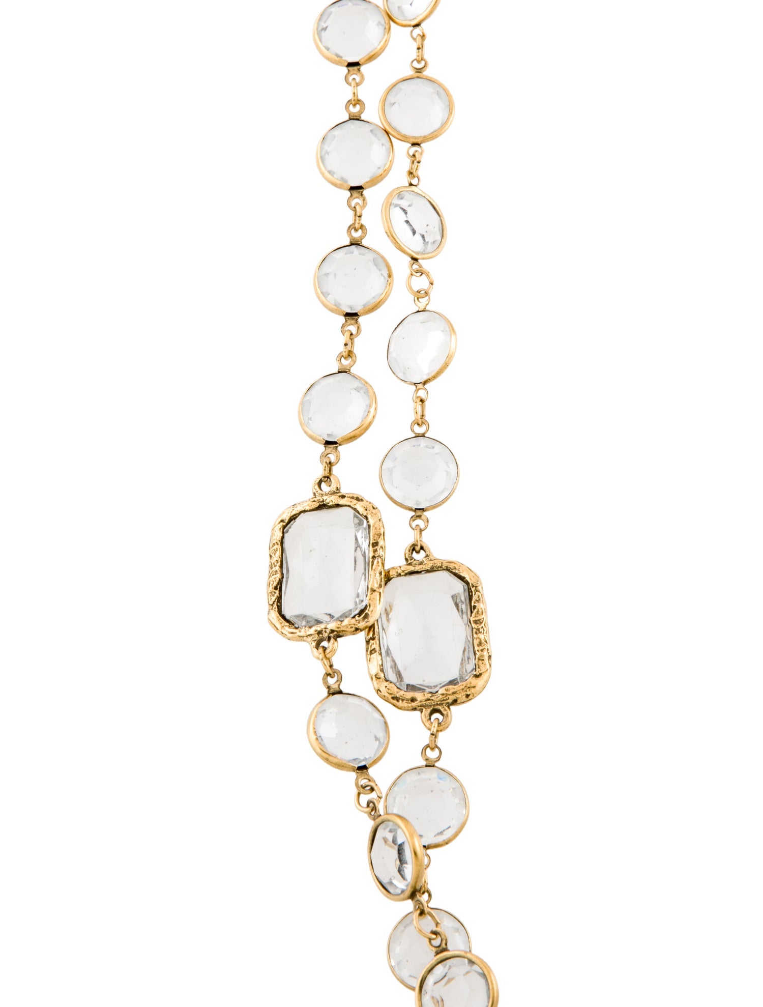 Chanel Vintage Chicklet Sautoir Necklace