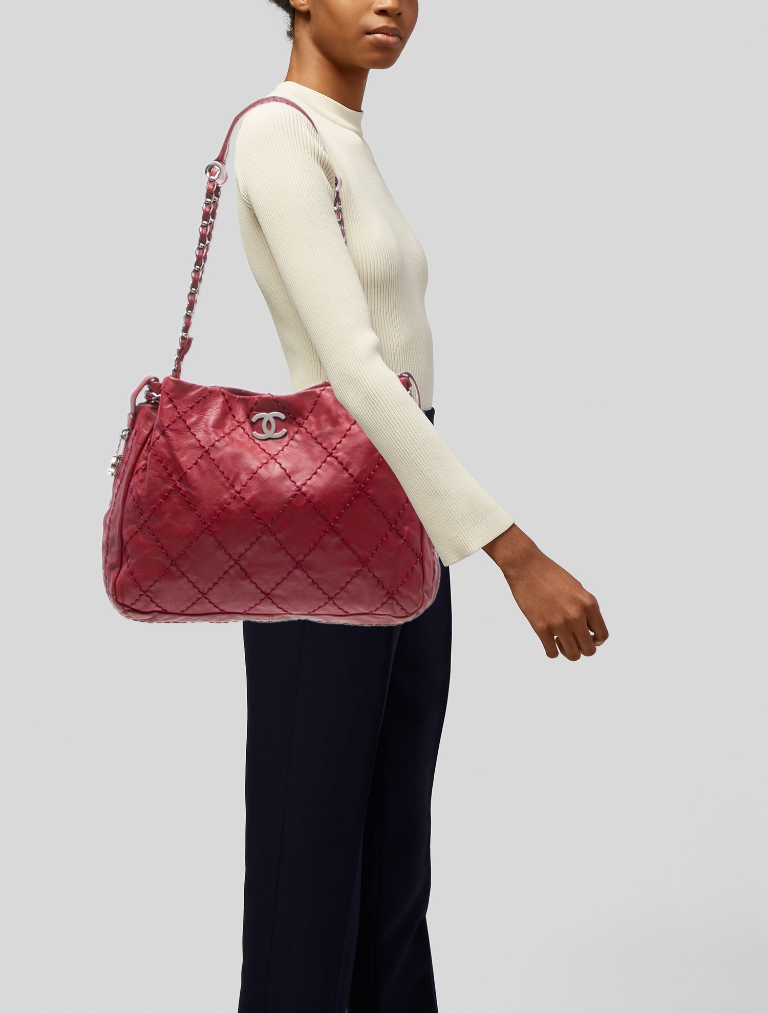 Chanel Ultimate Stitch Expandable Hobo