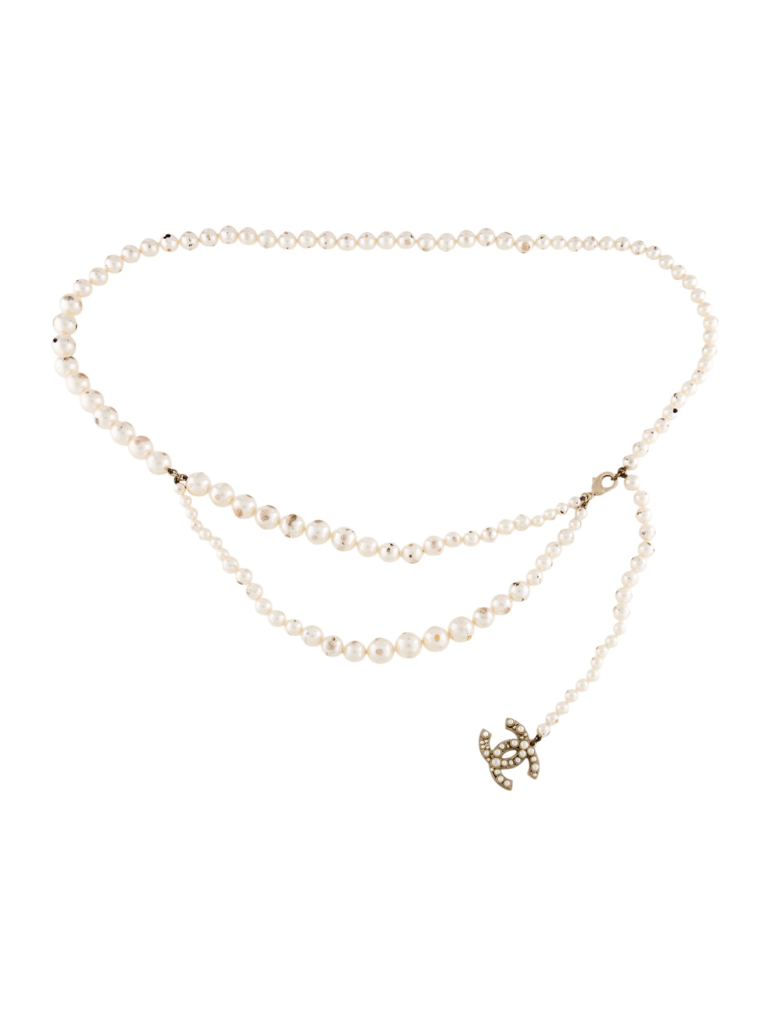 Chanel 2014 Interlocking CC Logo Waist Belt