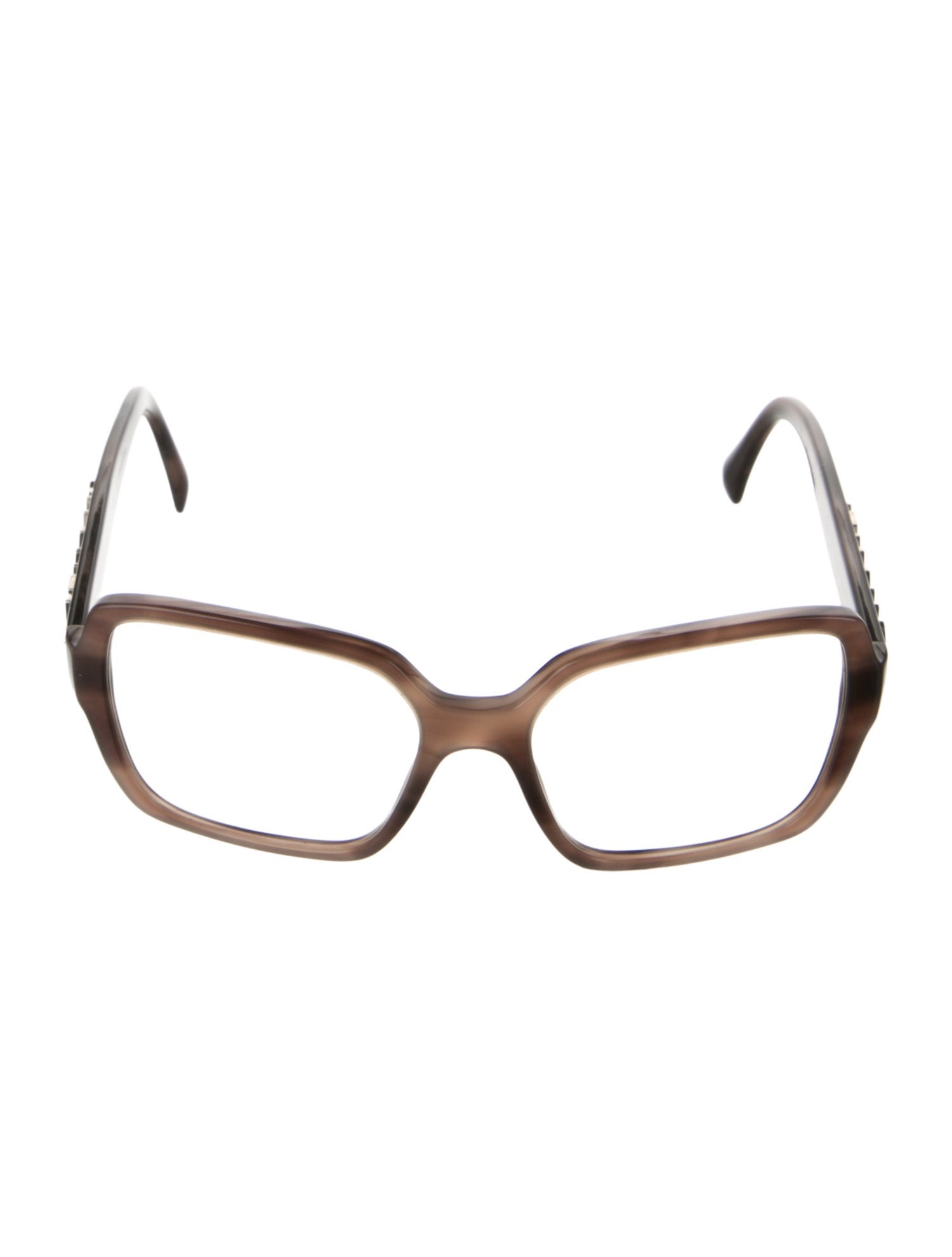 Chanel Interlocking CC Logo Square Eyeglasses