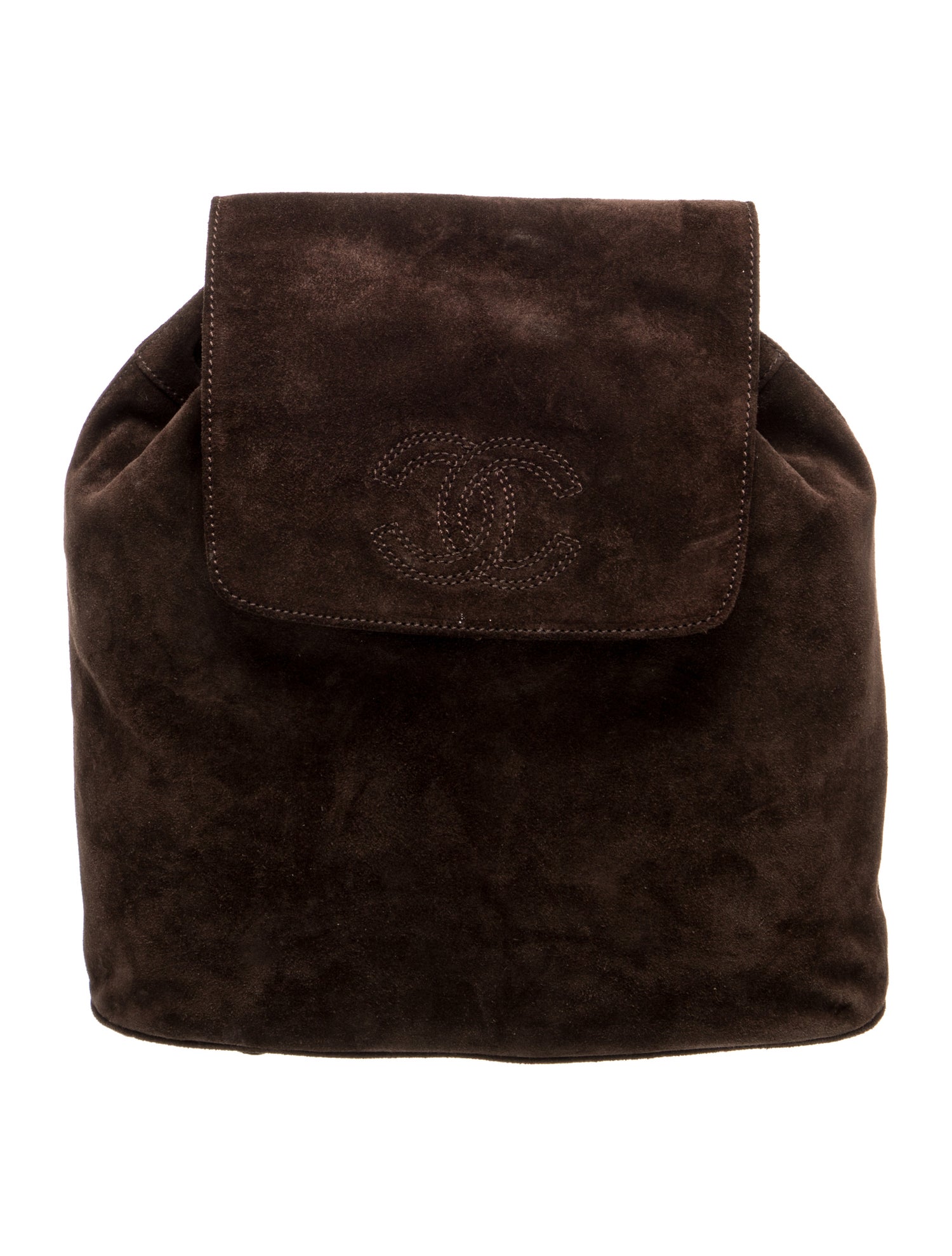Chanel Suede CC Backpack