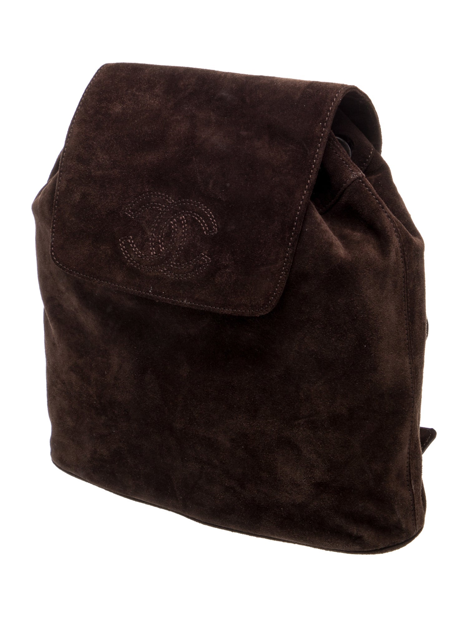Chanel Suede CC Backpack