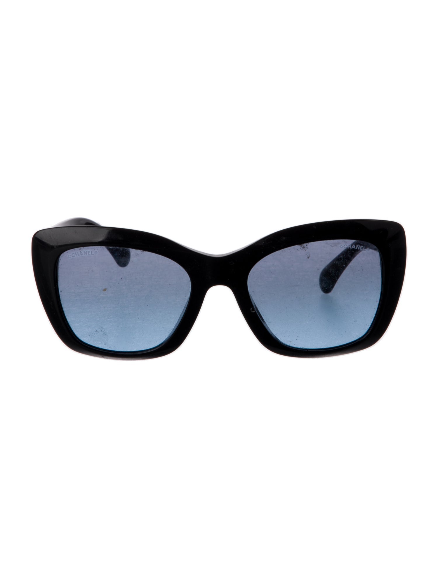 Chanel Interlocking CC Logo Cat-Eye Sunglasses