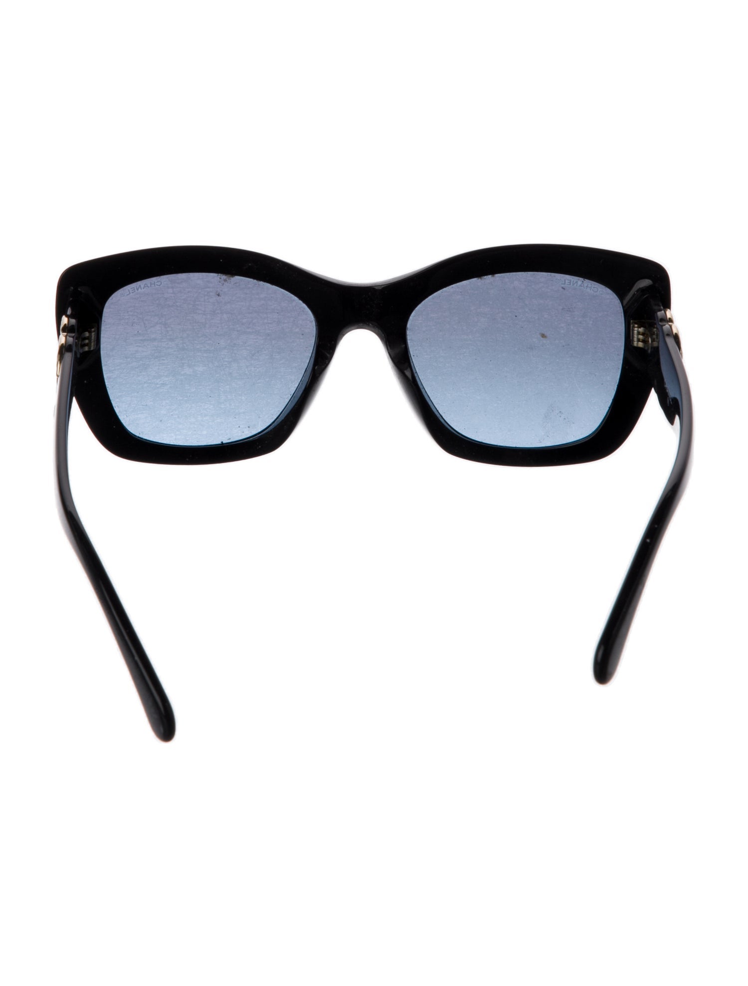 Chanel Interlocking CC Logo Cat-Eye Sunglasses