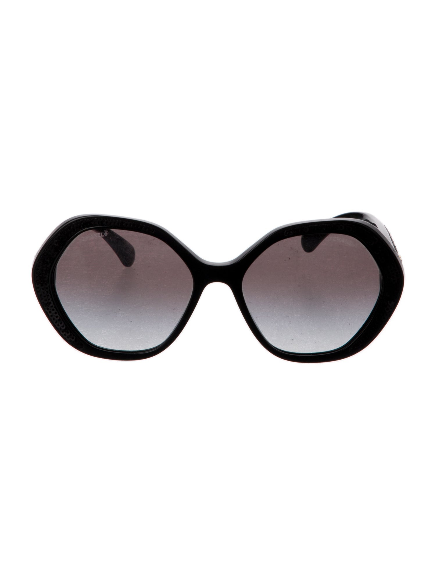 Chanel Interlocking CC Logo Oversize Sunglasses