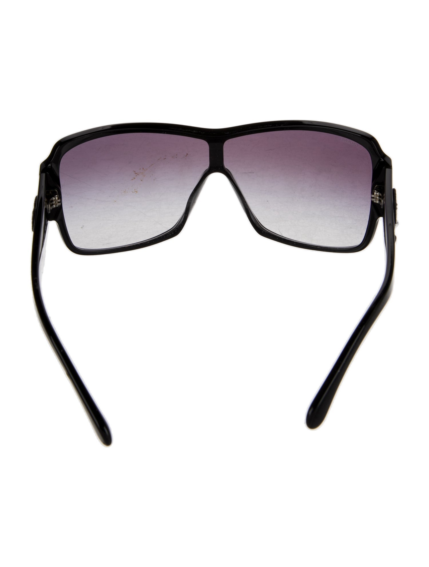 Chanel Interlocking CC Logo Shield Sunglasses