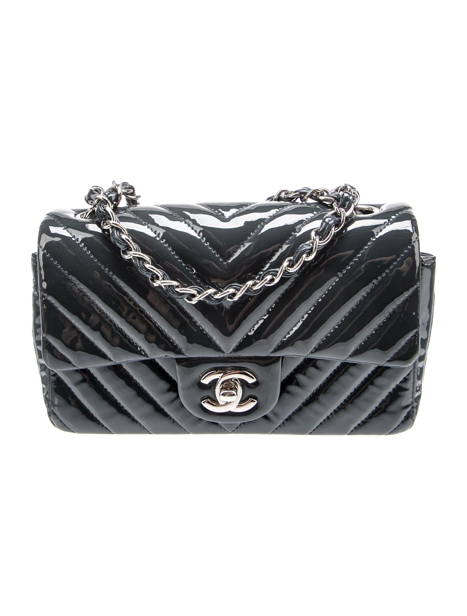 Chanel Classic Chevron Rectangular Mini Flap Bag