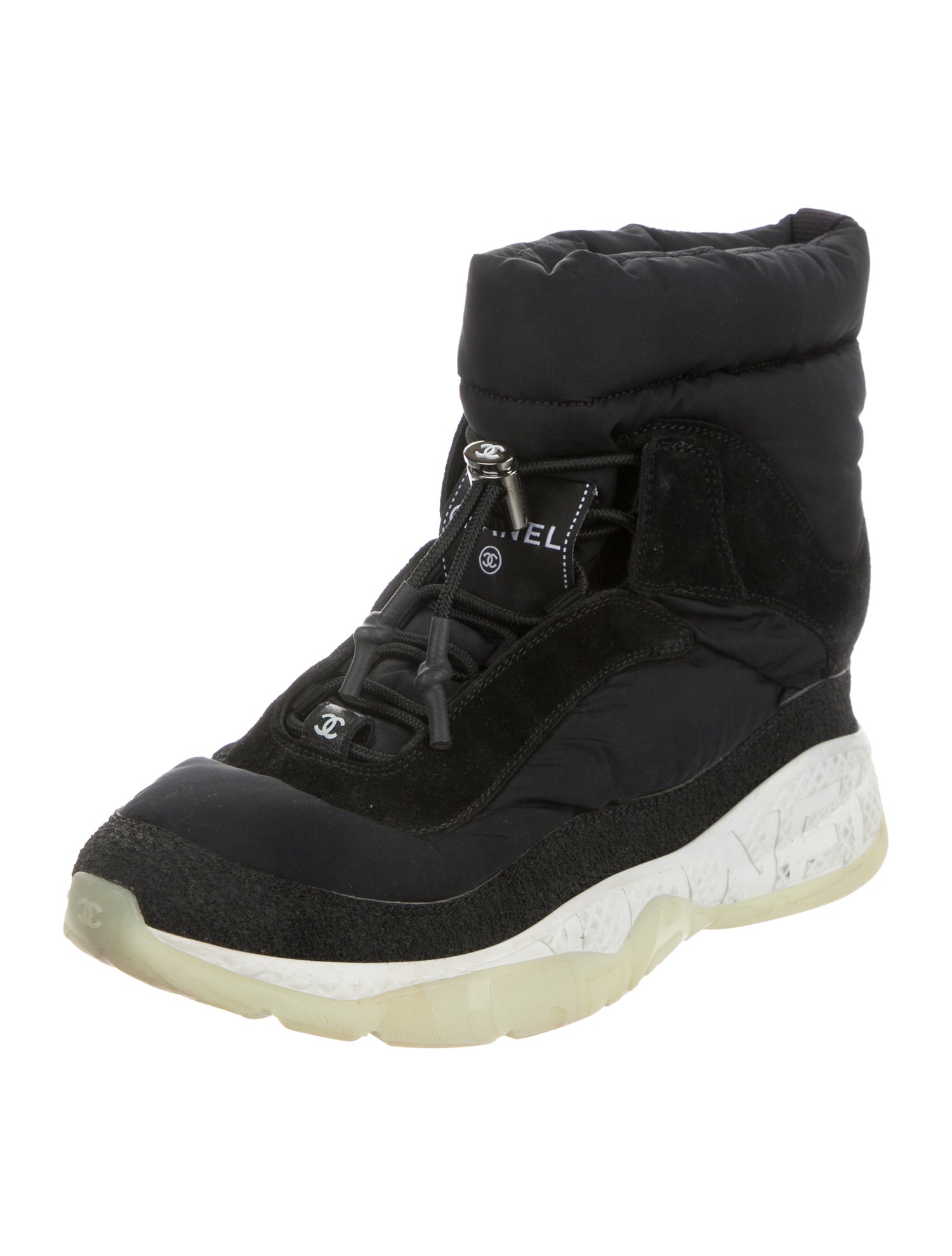 Chanel 2021 Coco Neige Lace-Up Boots