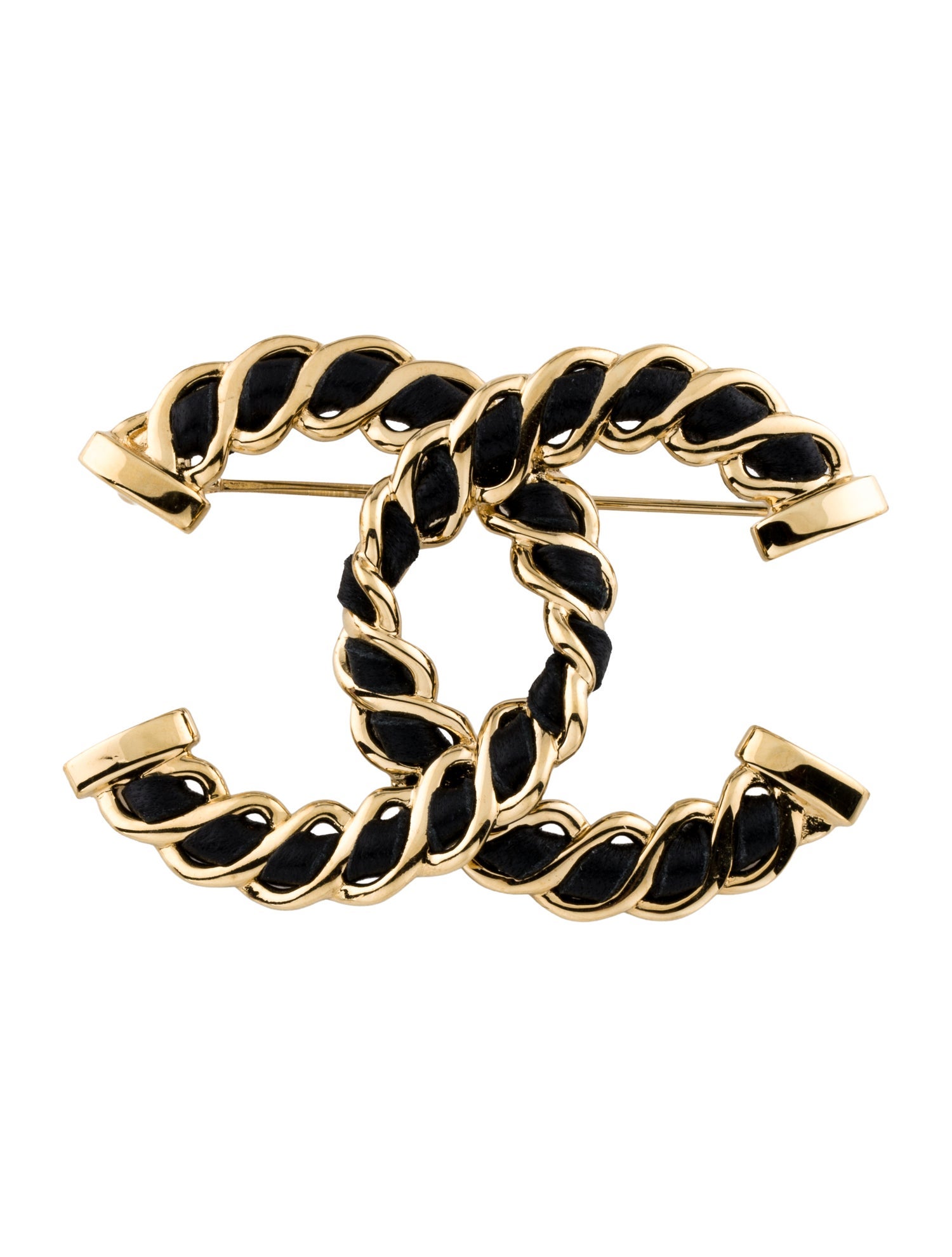Chanel 2024 Leather CC Brooch