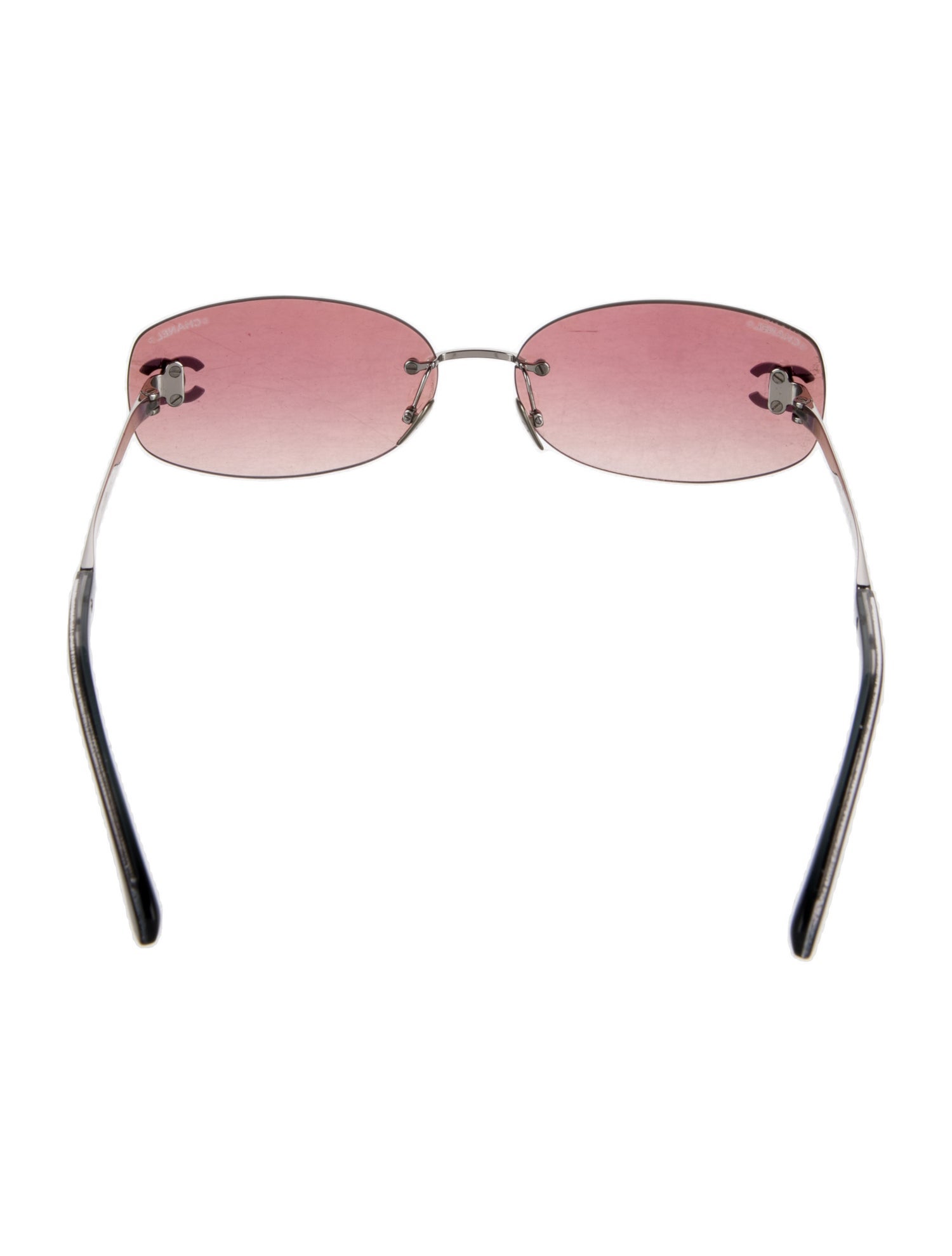 Chanel Interlocking CC Logo Shield Sunglasses