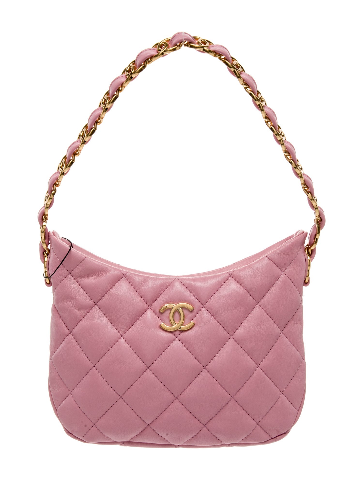 Chanel Quilted CC Link Hobo