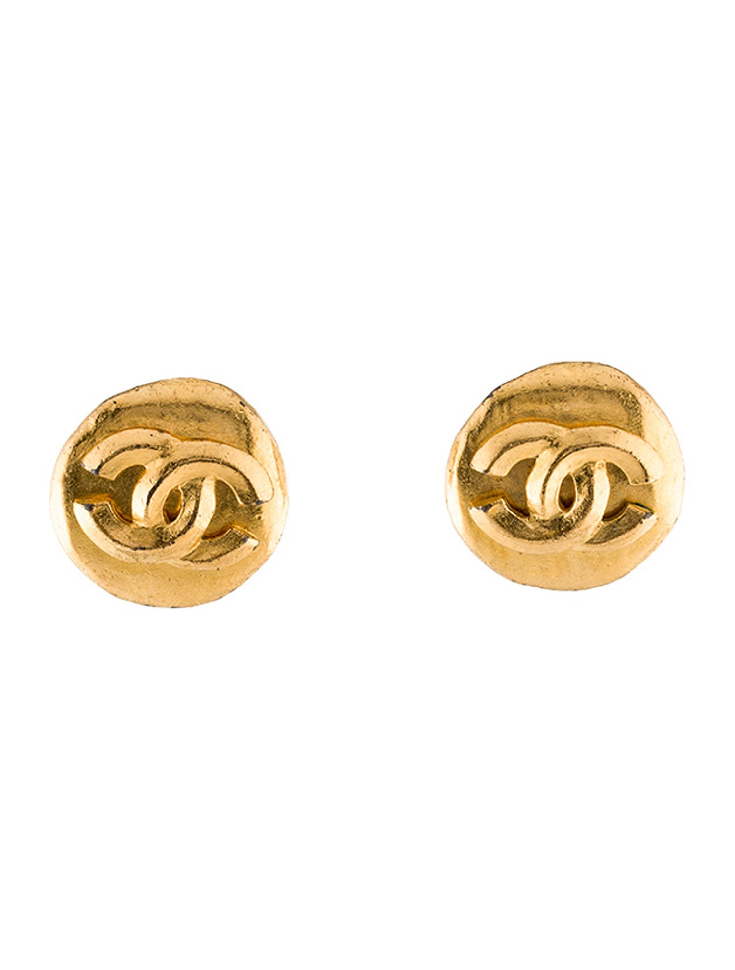 Chanel Vintage CC Clip-On Earrings