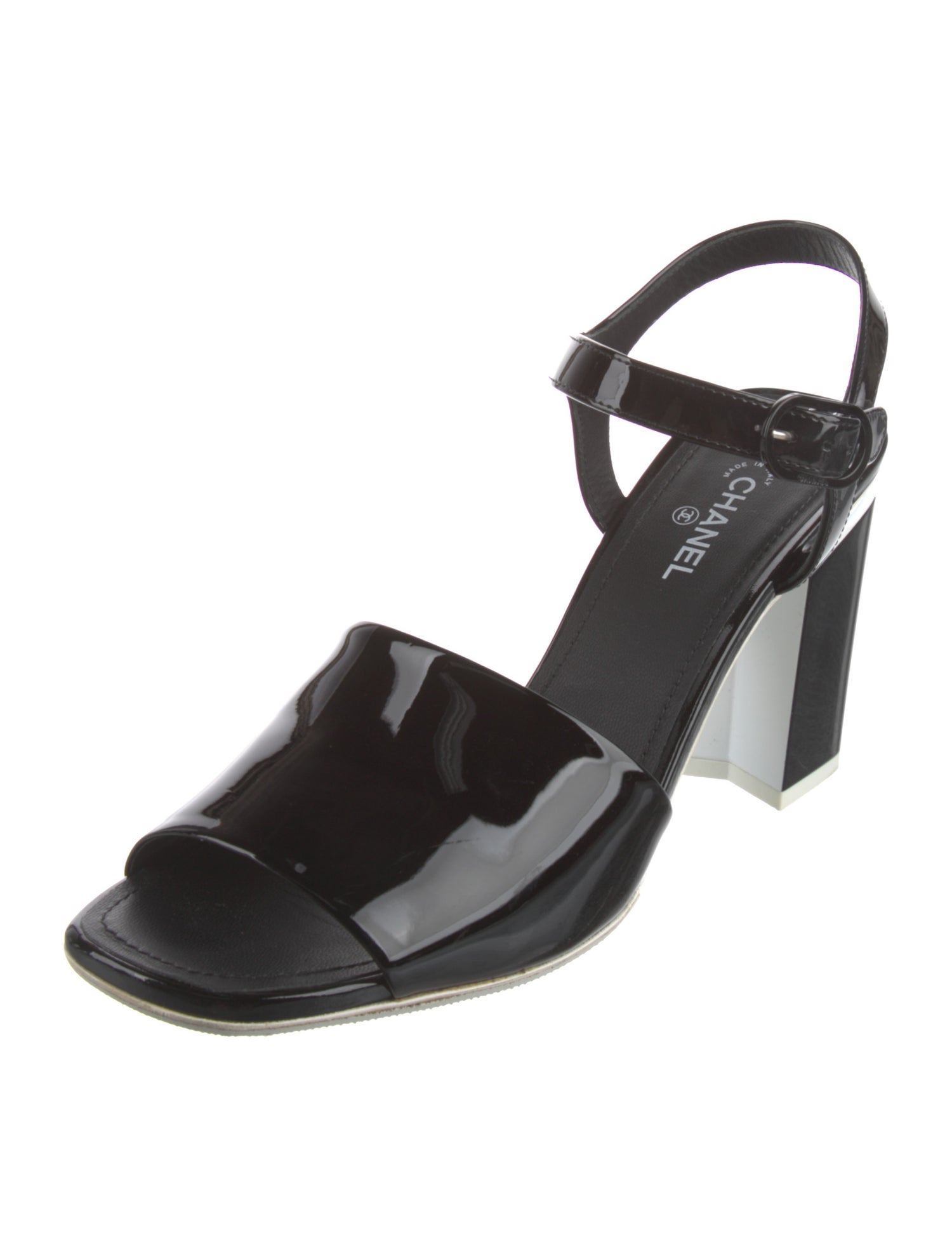 Chanel 2022 Interlocking CC Logo Sandals