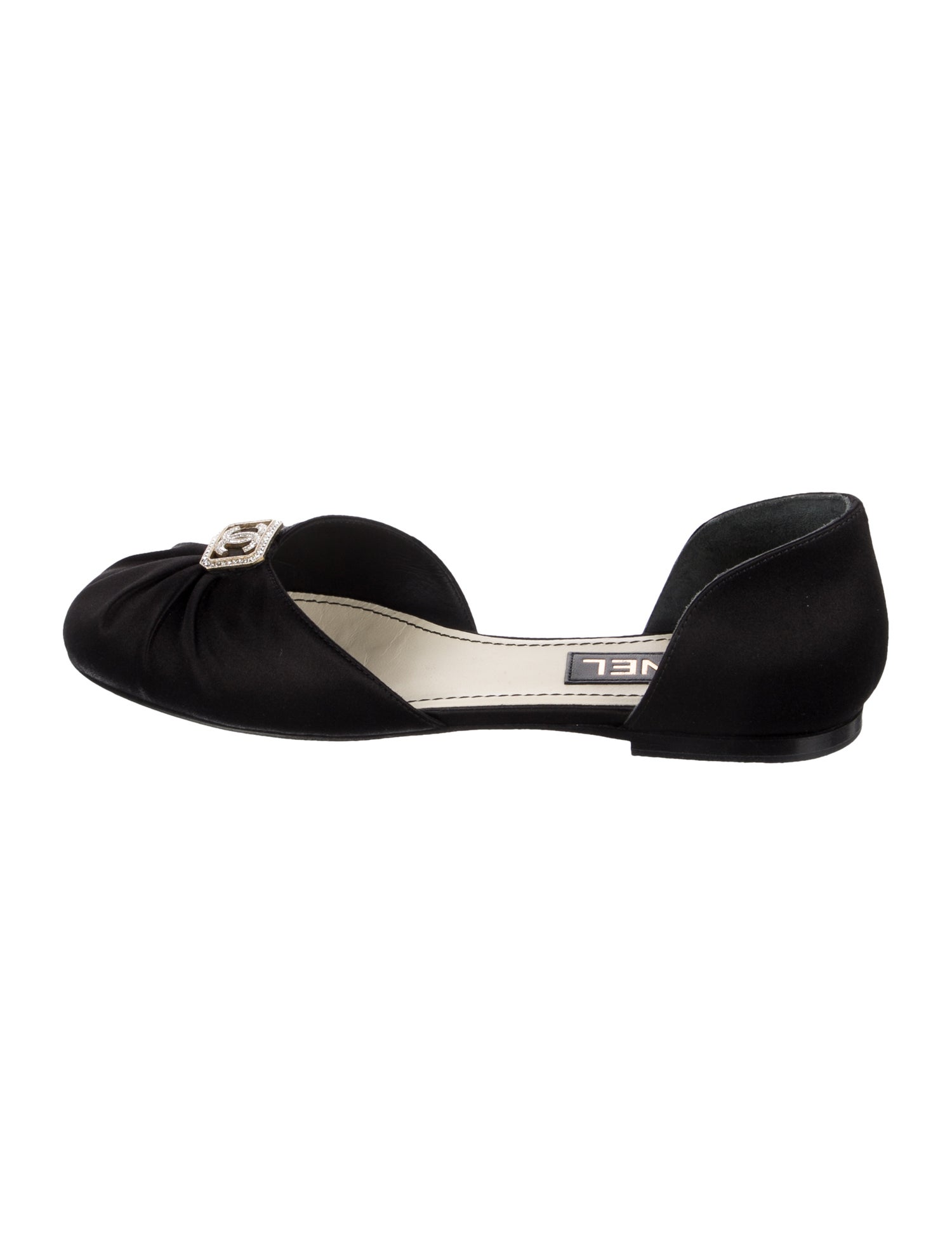 Chanel 2023 Interlocking CC Logo D'Orsay Flats