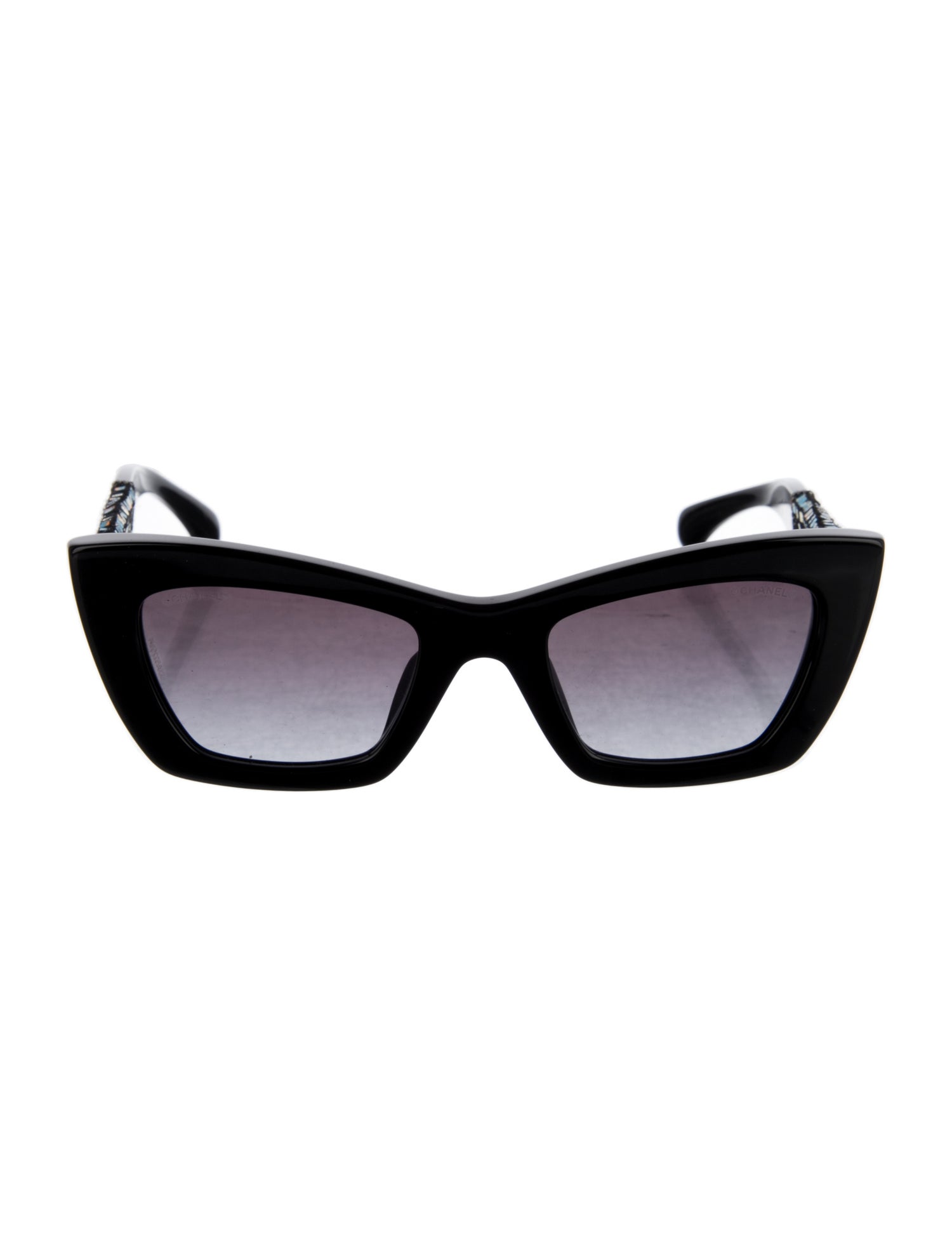 Chanel Interlocking CC Logo Cat-Eye Sunglasses