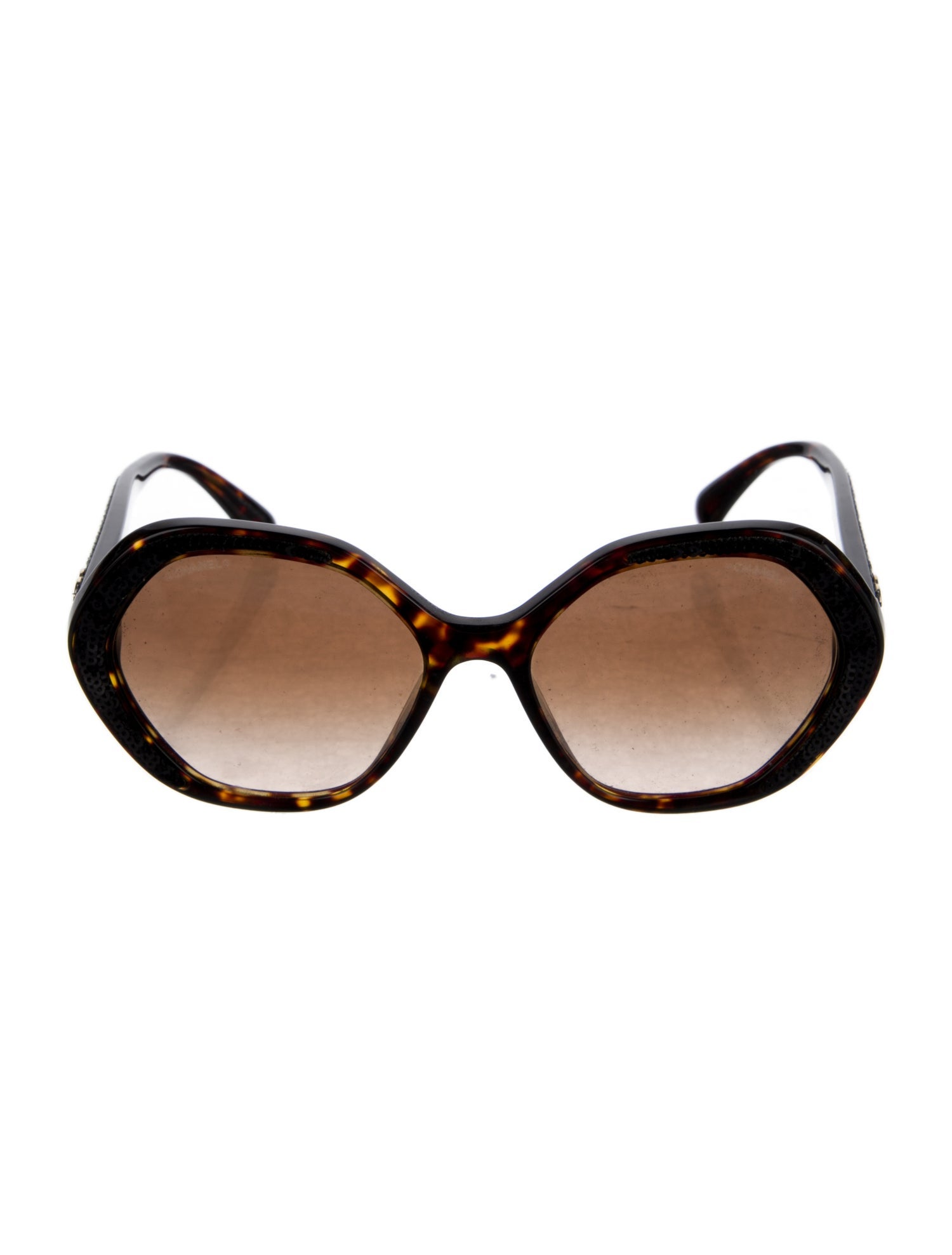 Chanel Interlocking CC Logo Cat-Eye Sunglasses