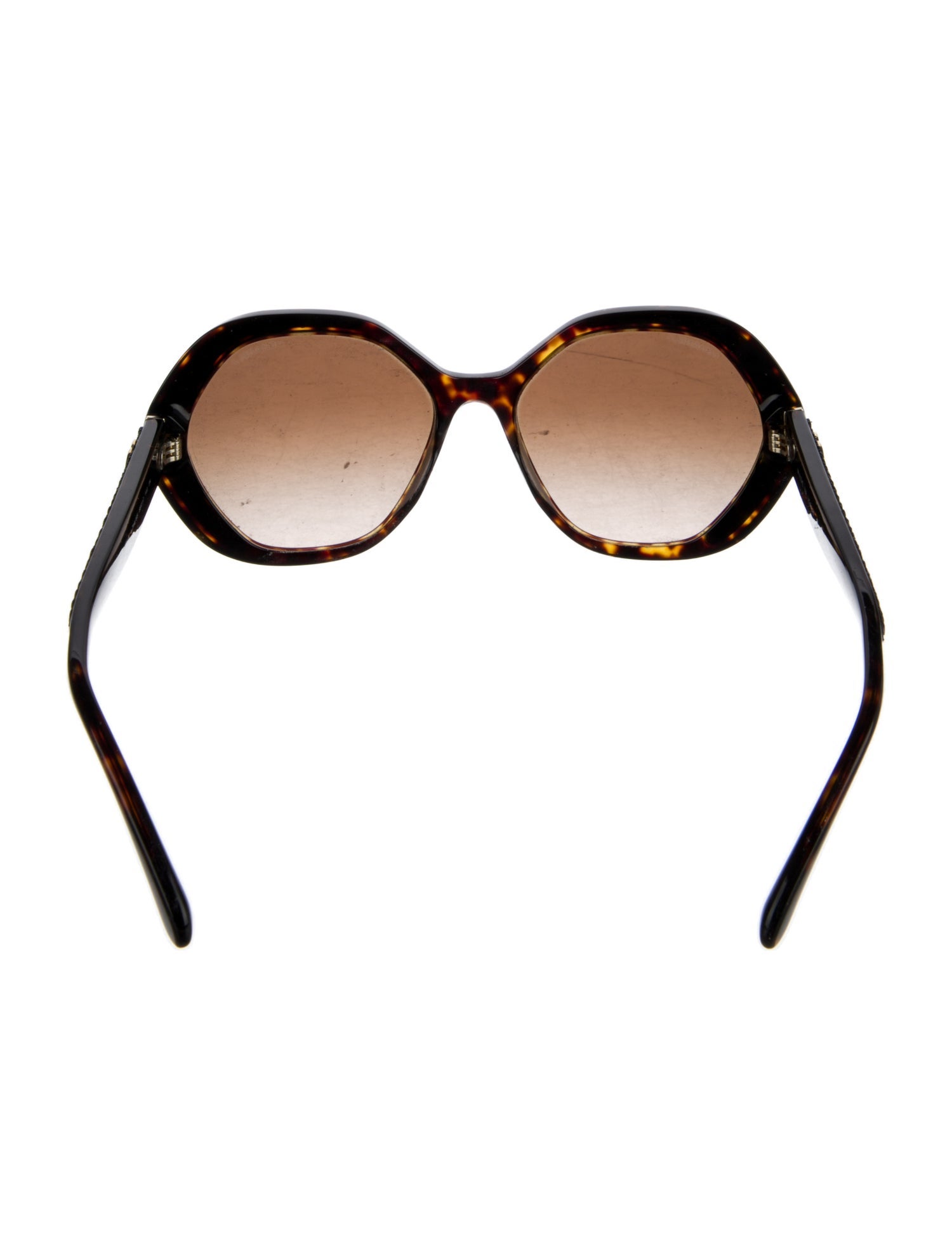 Chanel Interlocking CC Logo Cat-Eye Sunglasses