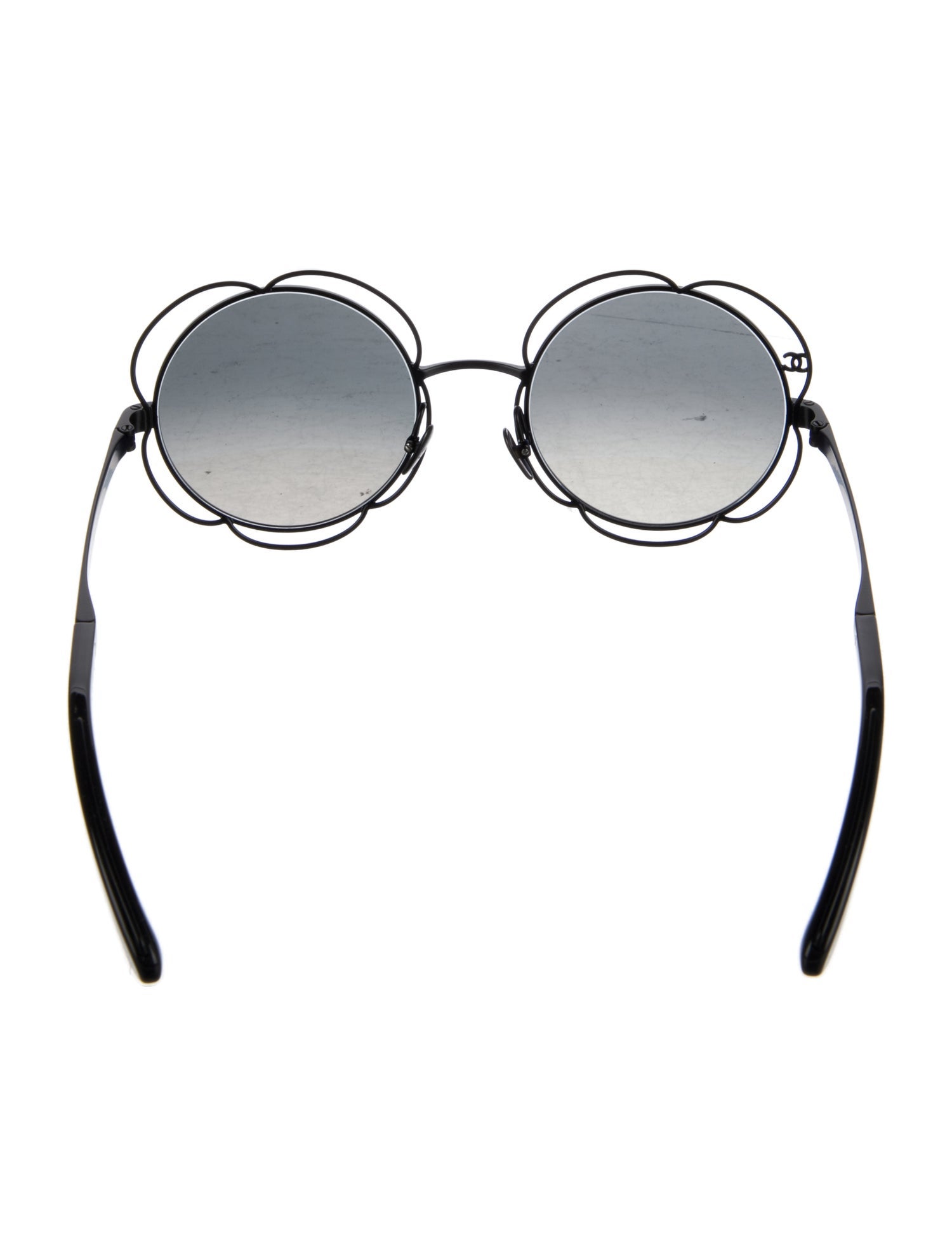 Chanel Interlocking CC Logo Round Sunglasses