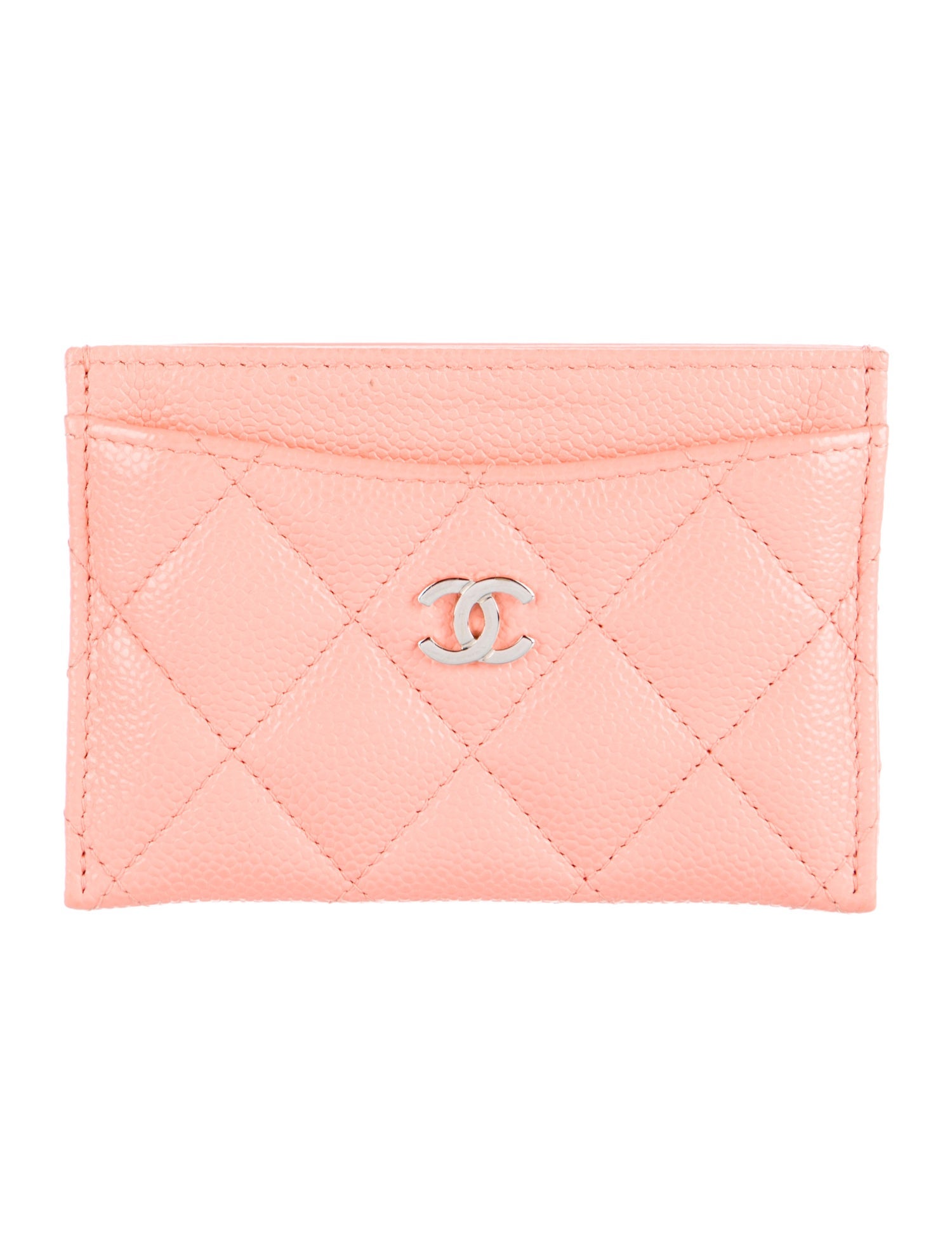 Chanel Interlocking CC Logo Leather Card Holder