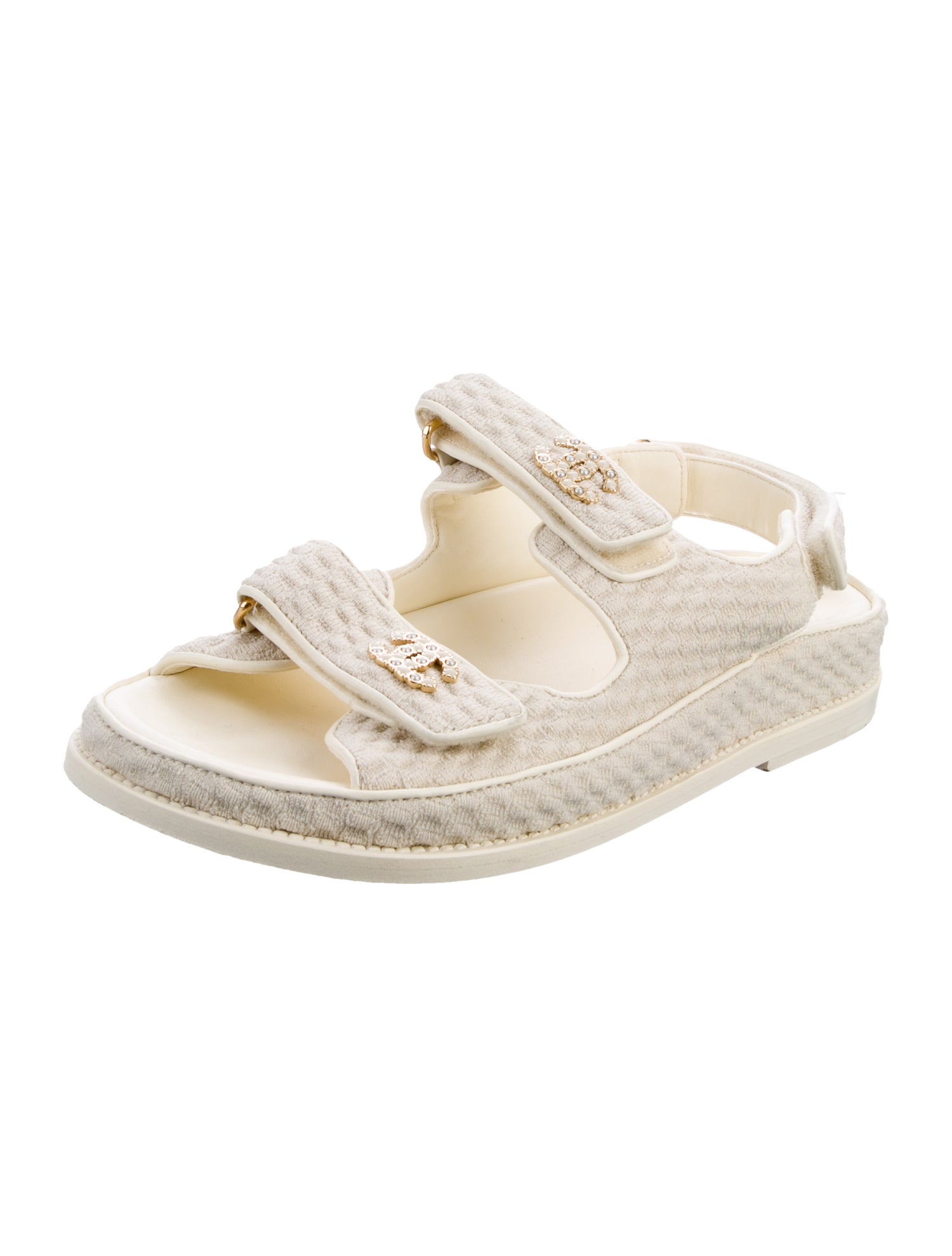 Chanel Interlocking CC Logo Espadrilles