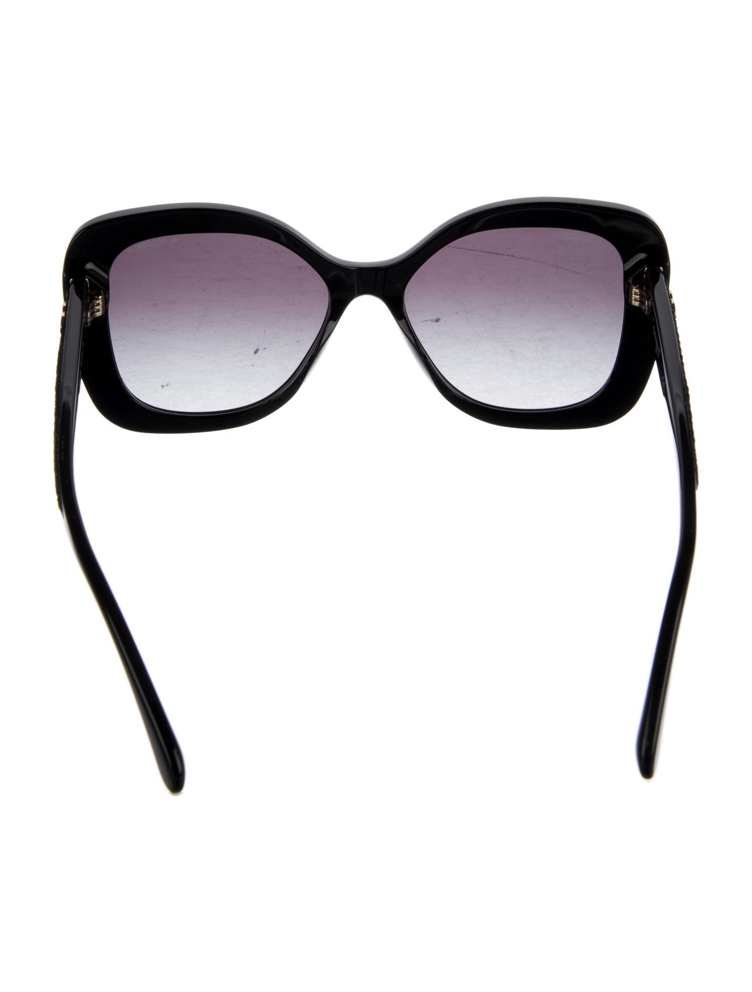 Chanel Interlocking CC Logo Oversize Sunglasses