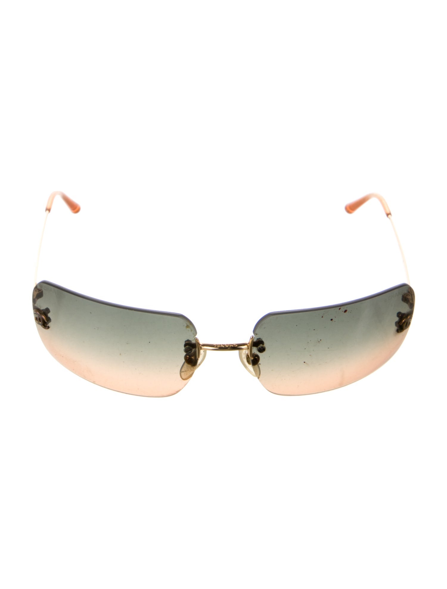 Chanel Vintage Interlocking CC Logo Sunglasses