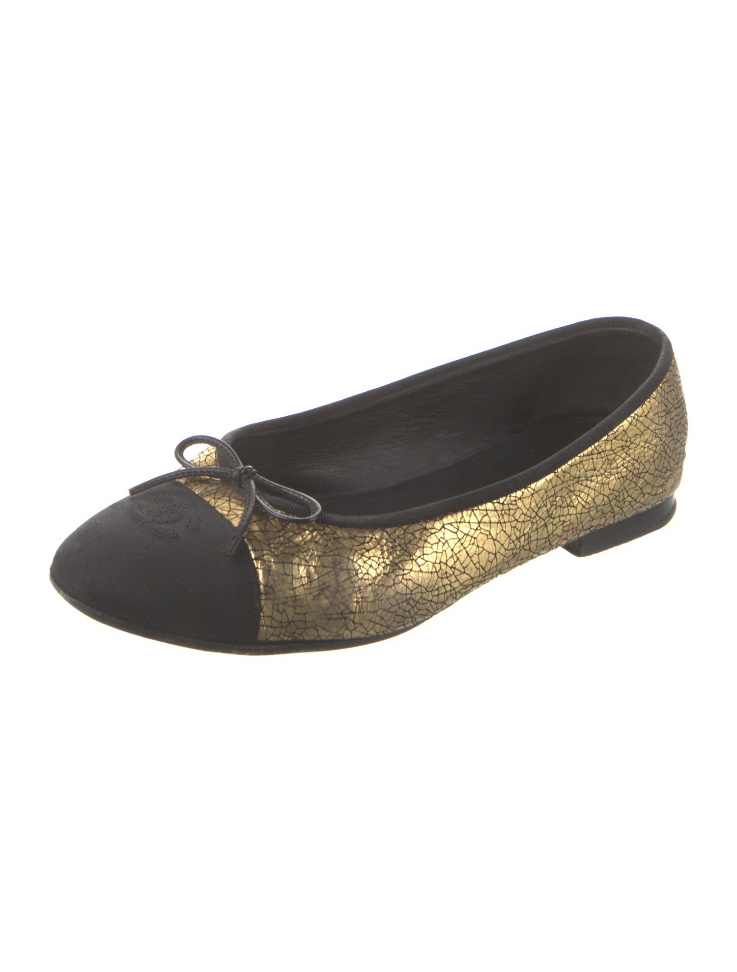 Chanel 2020 Interlocking CC Logo Ballet Flats