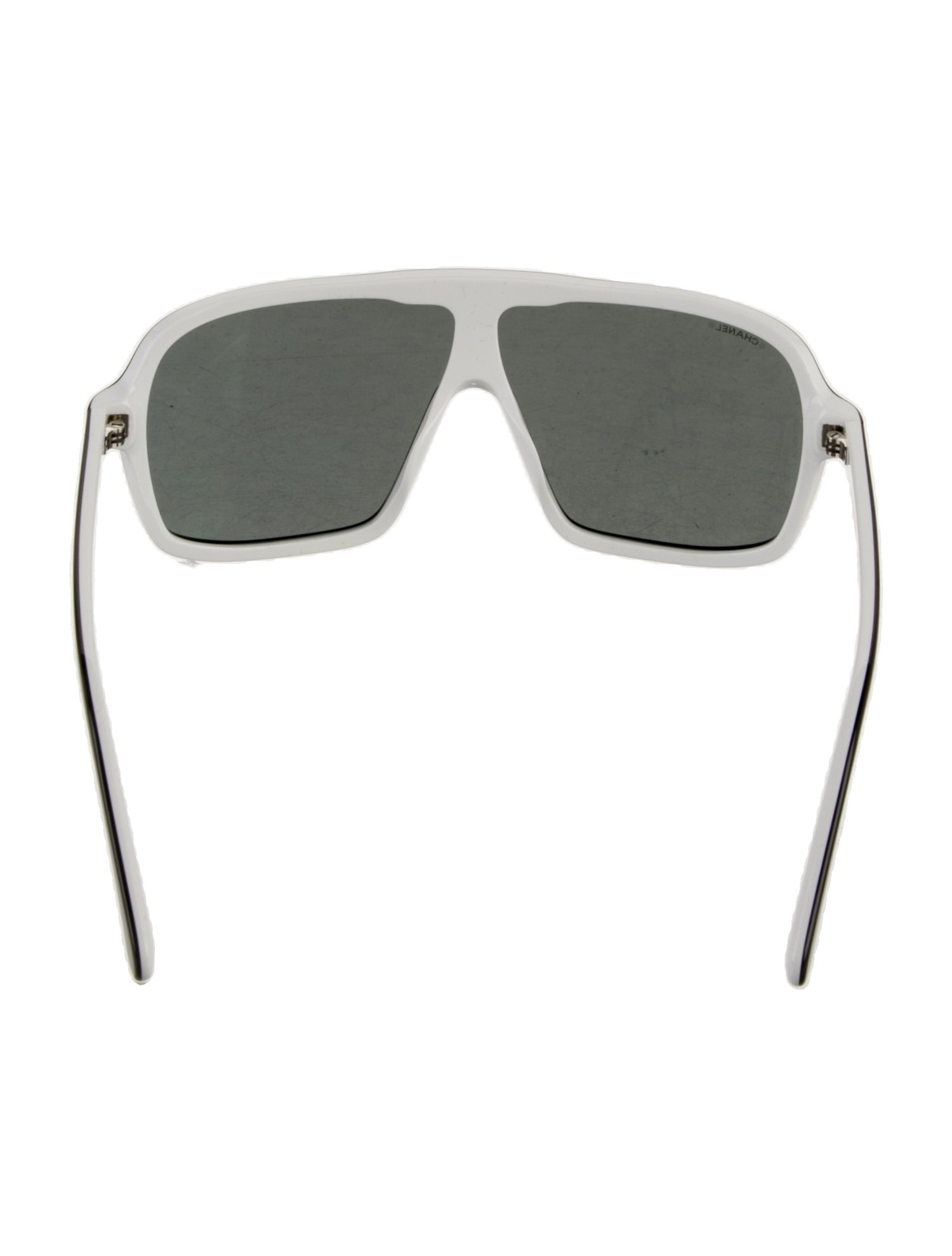 Chanel Interlocking CC Logo Shield Sunglasses