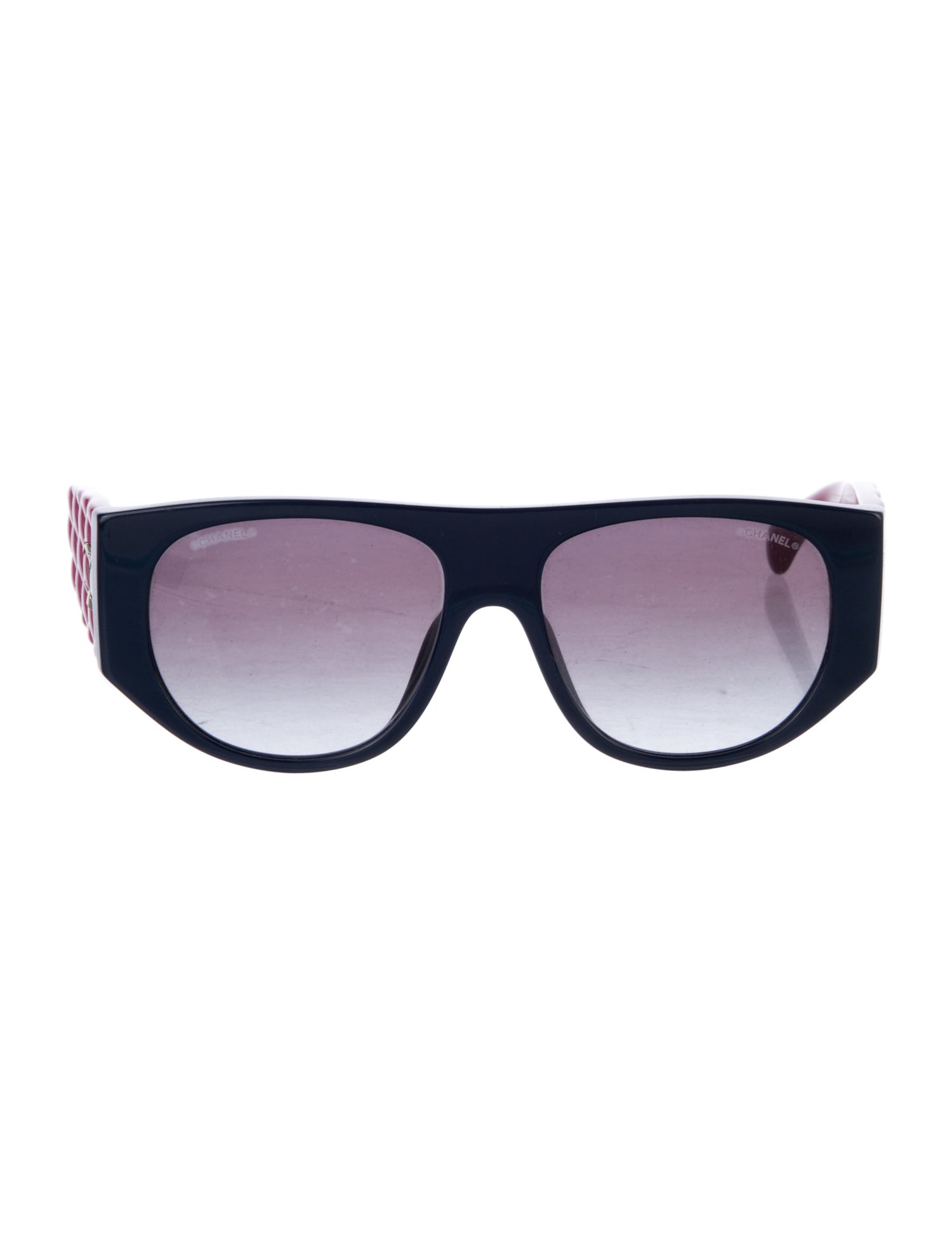 Chanel Interlocking CC Logo Shield Sunglasses