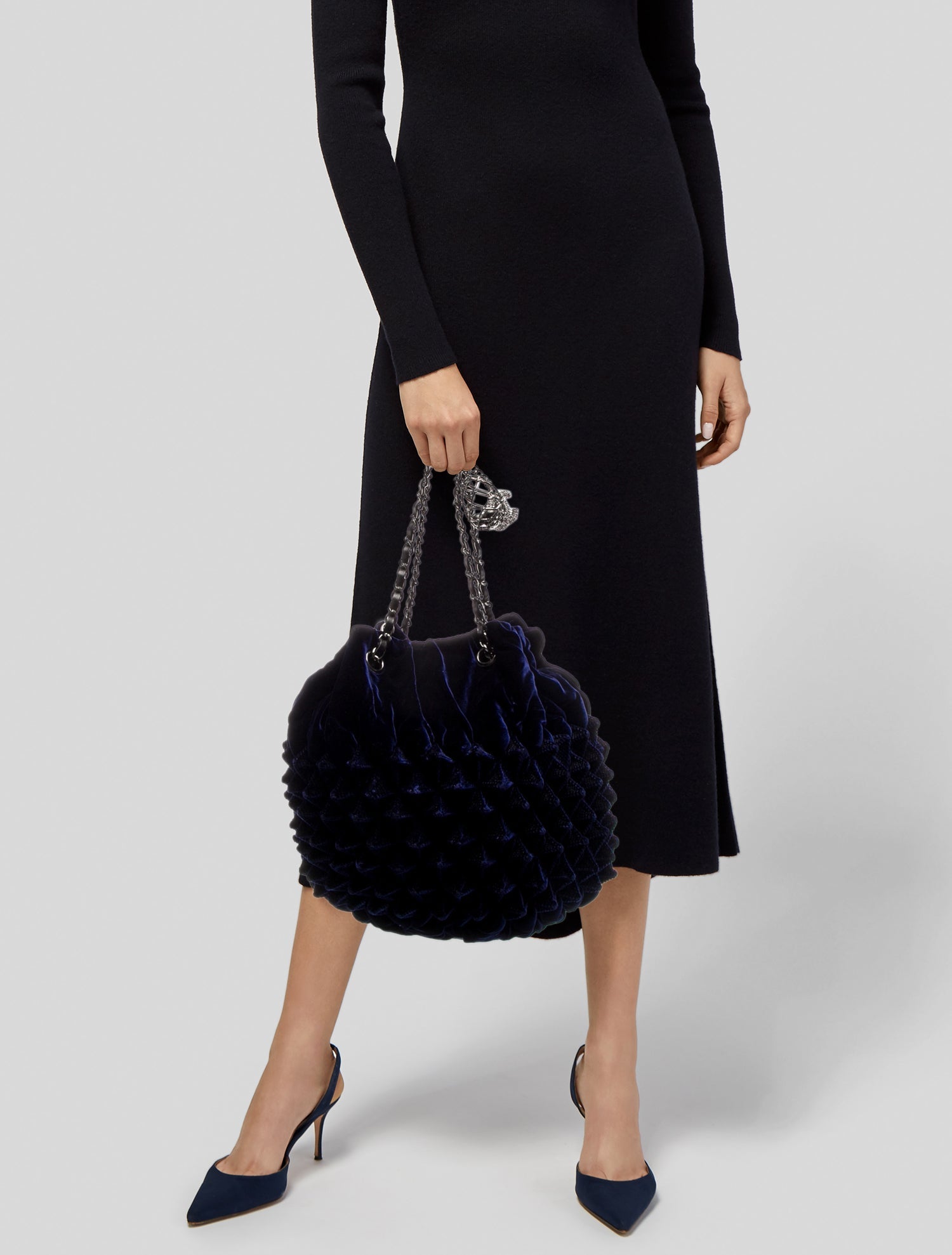 Chanel Paris-Moscou Velvet Bucket Bag