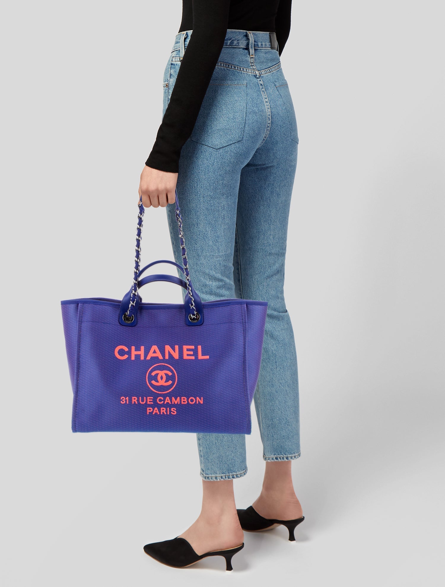 Chanel Medium Deauville Shopping Tote