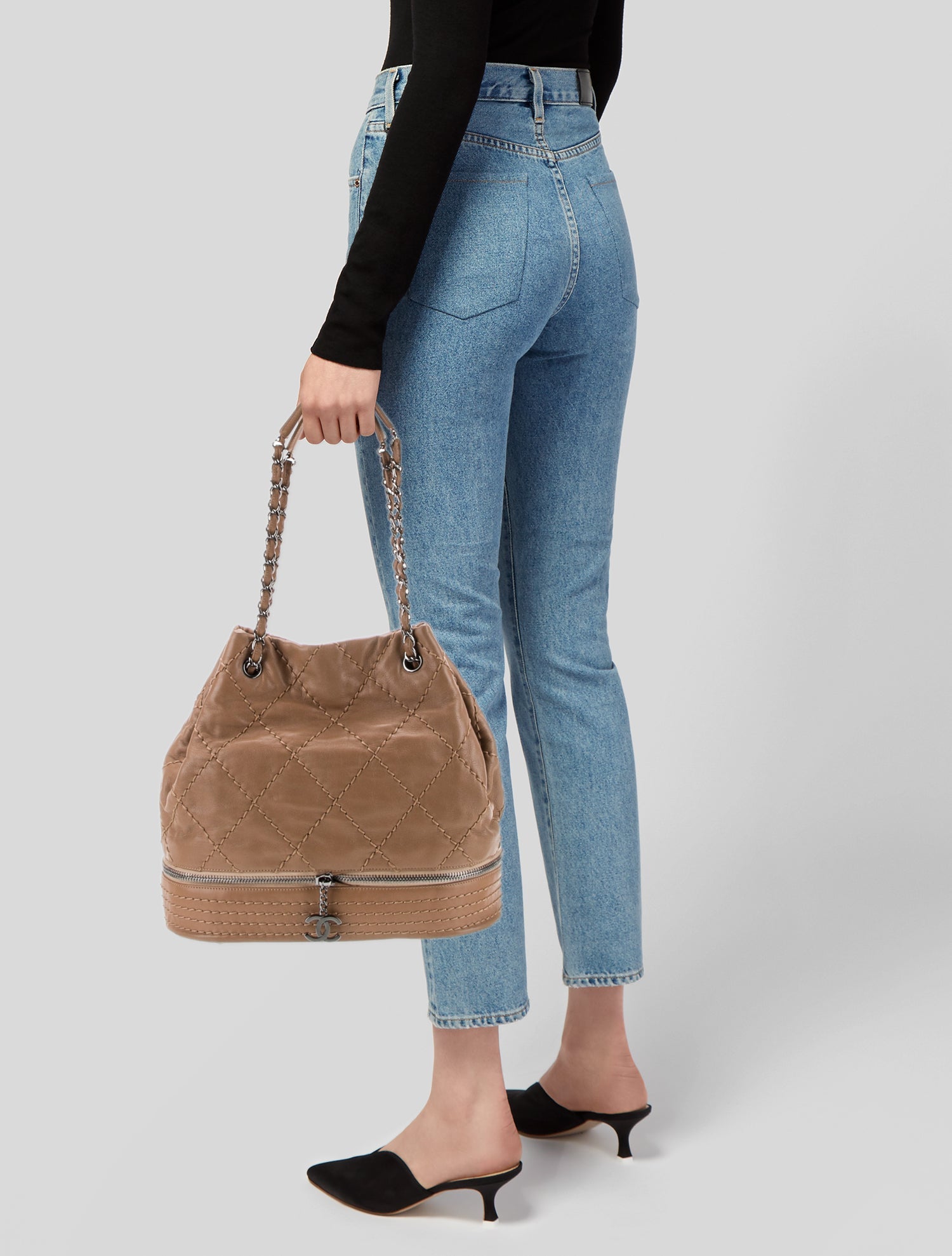 Chanel Expandable Ligne Bucket Bag