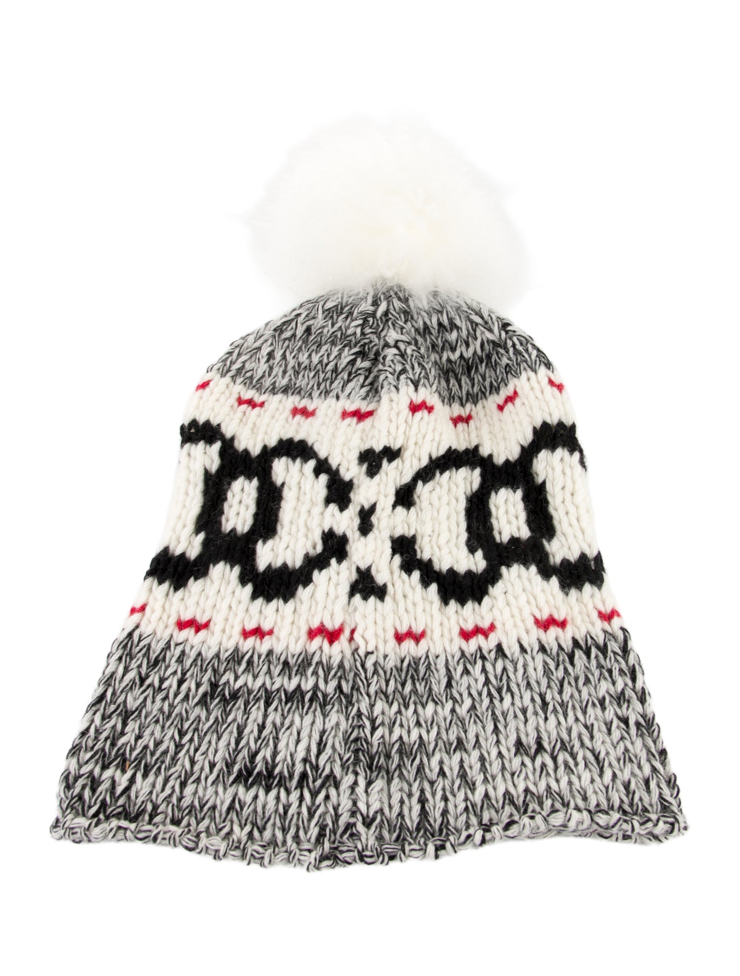 Chanel CC Logo Pom-Pom Beanie w/Tags