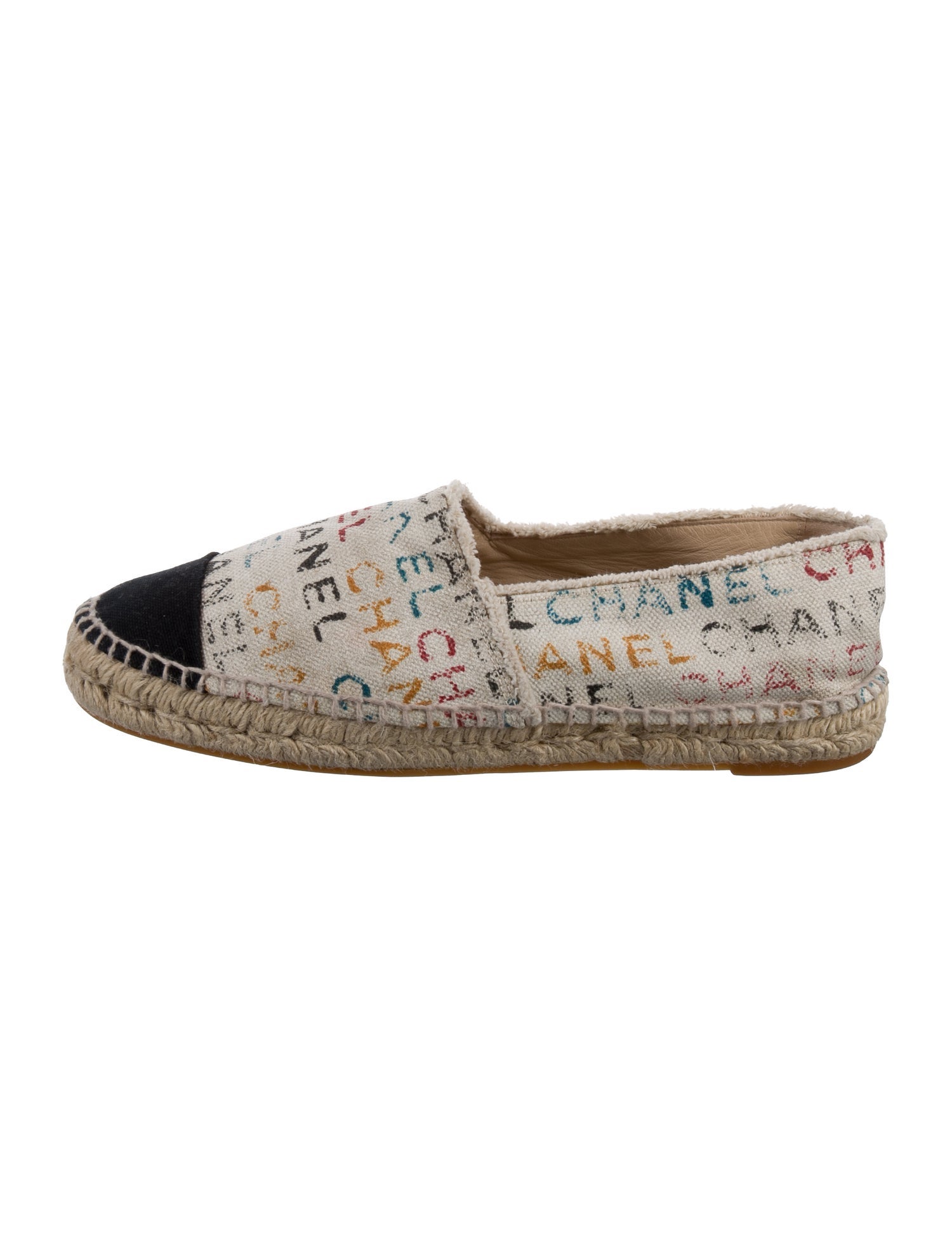 Chanel 2014 Interlocking CC Logo Espadrilles