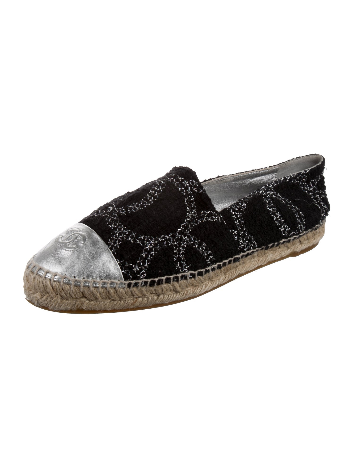 Chanel 2016 Interlocking CC Logo Espadrilles