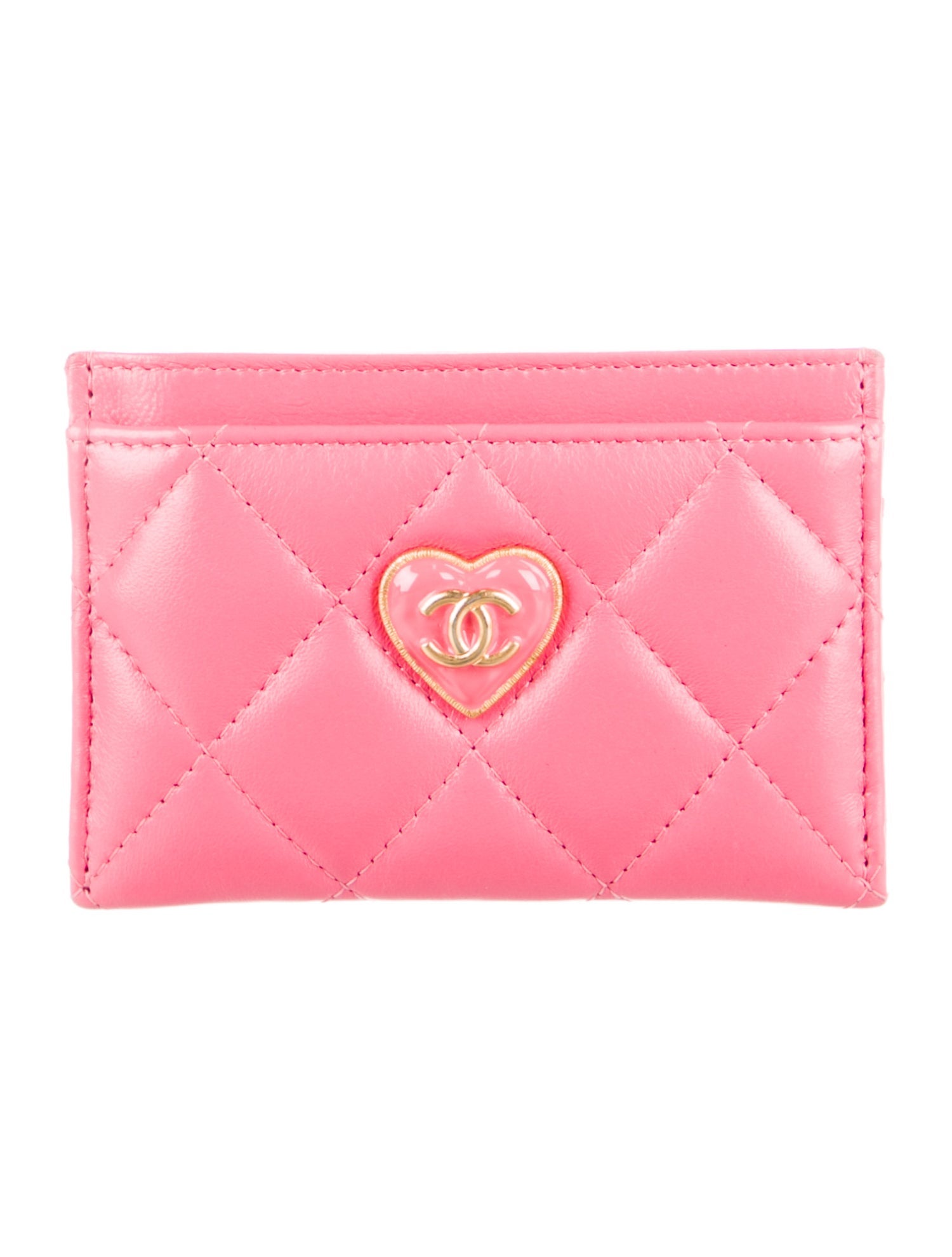 Chanel 2023 Heart Card Holder