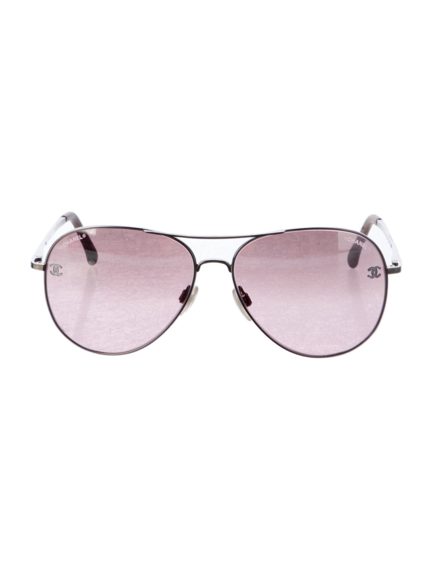 Chanel Interlocking CC Logo Aviator Sunglasses