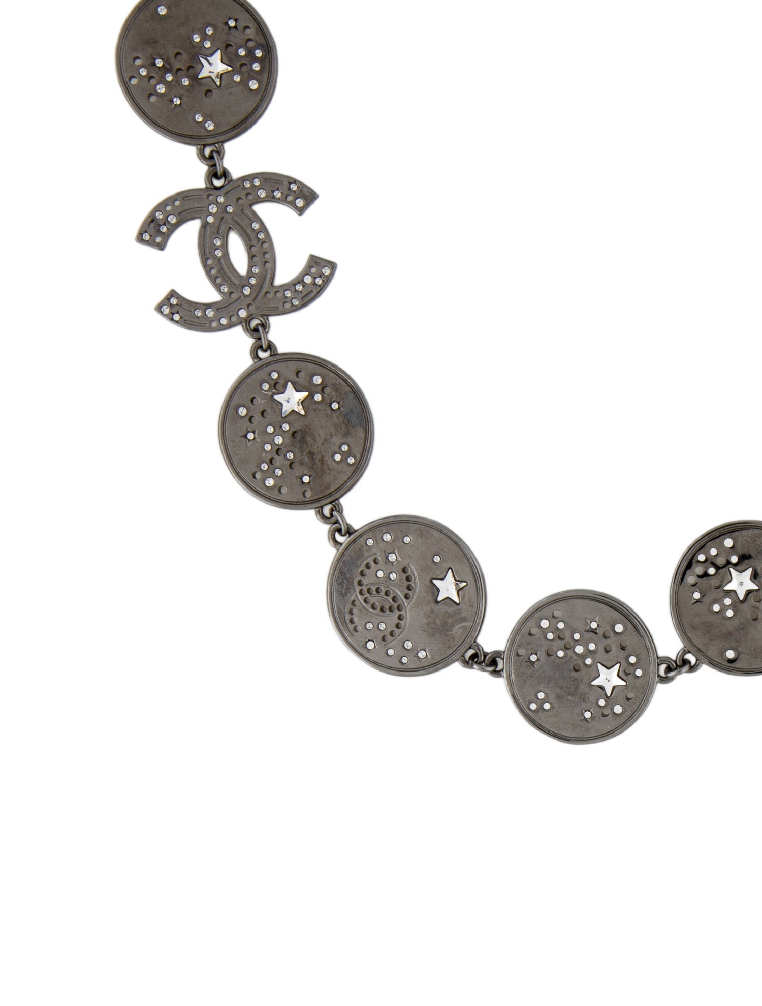 Chanel 2024 Strass CC Star Collar Necklace
