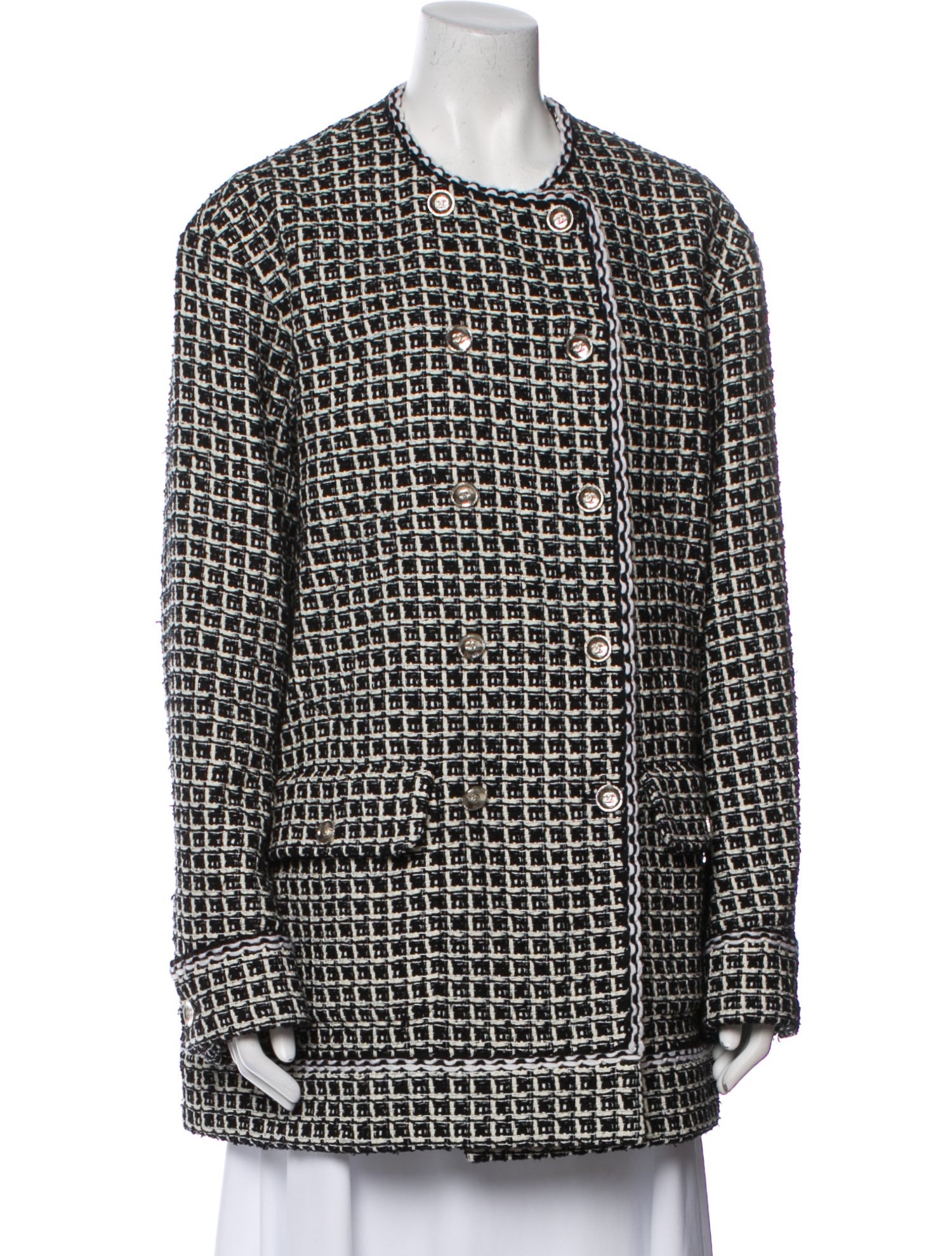 Chanel 2025 Tweed Pattern Coat