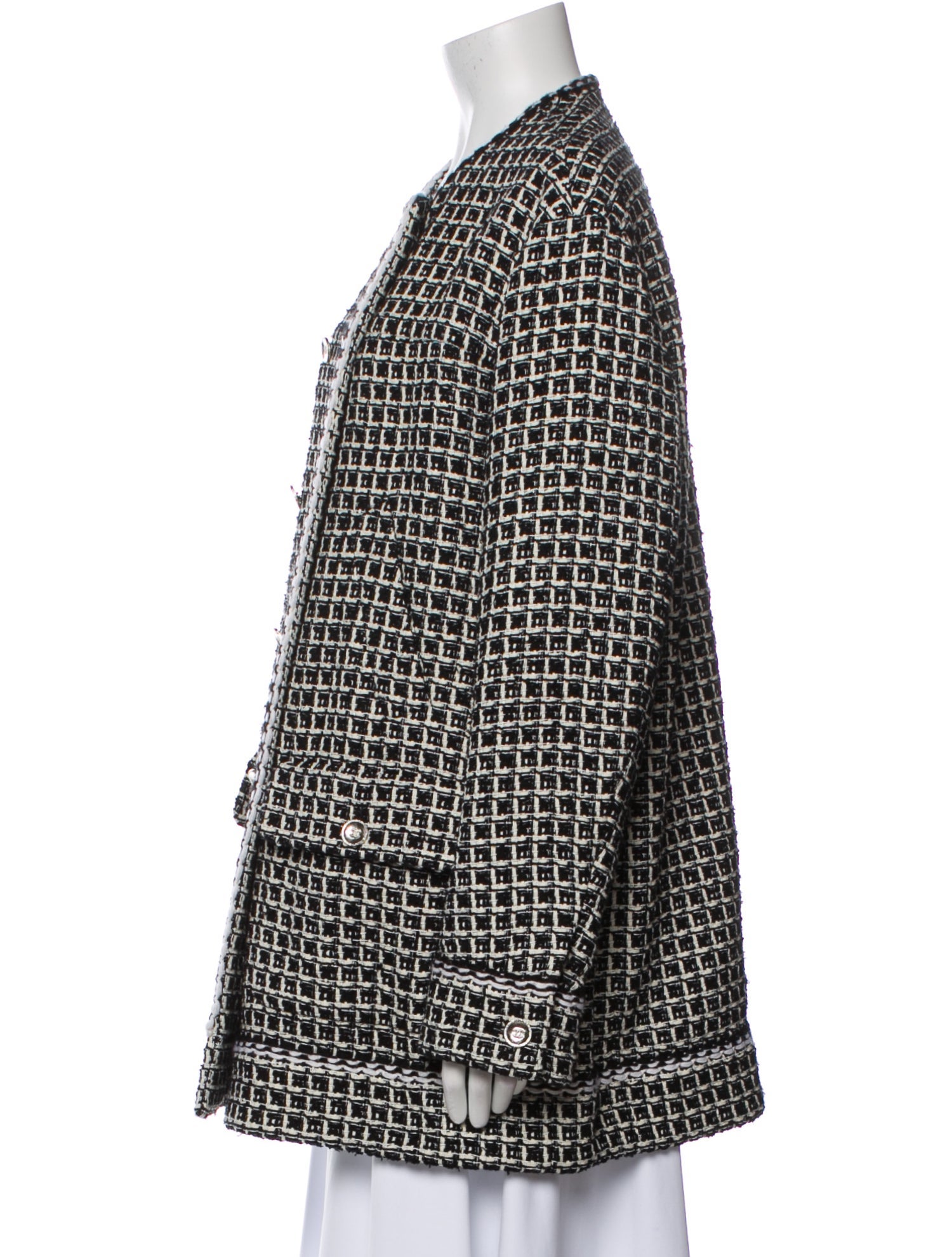 Chanel 2025 Tweed Pattern Coat