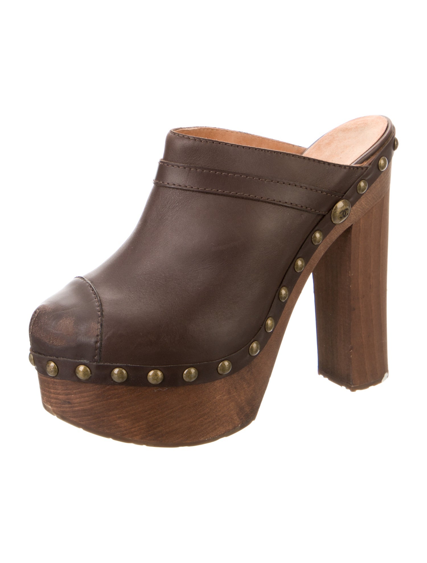 Chanel 2010 Interlocking CC Logo Mules