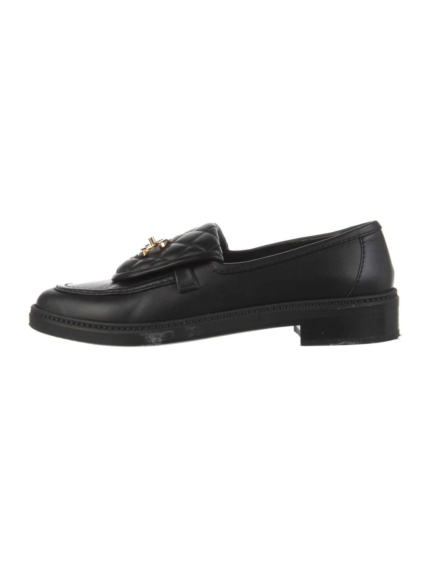 Chanel 2025 Interlocking CC Logo Loafers