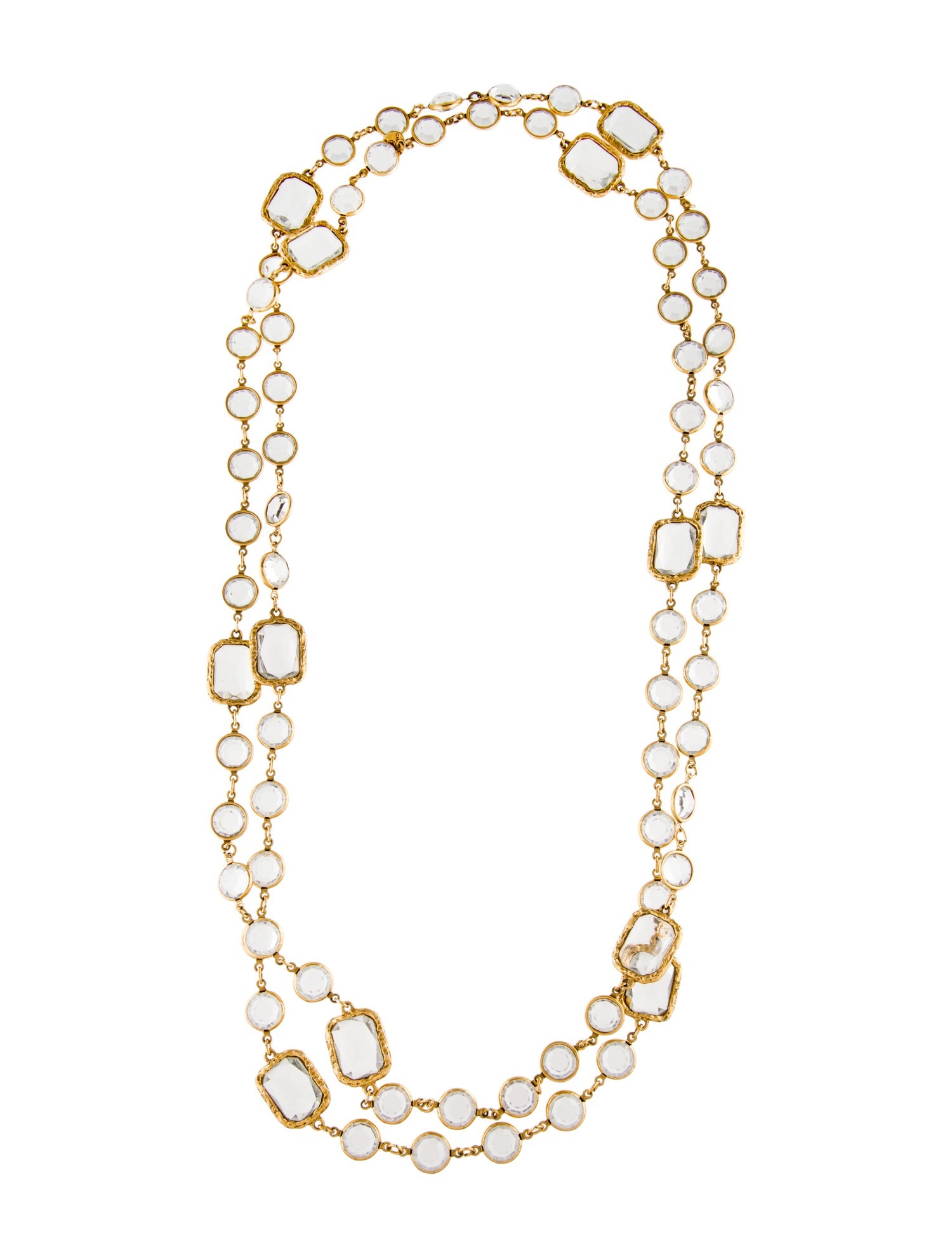 Chanel Vintage Chicklet Sautoir Necklace