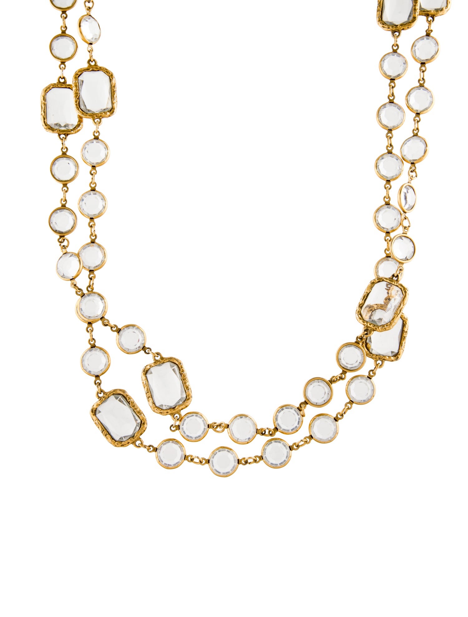 Chanel Vintage Chicklet Sautoir Necklace