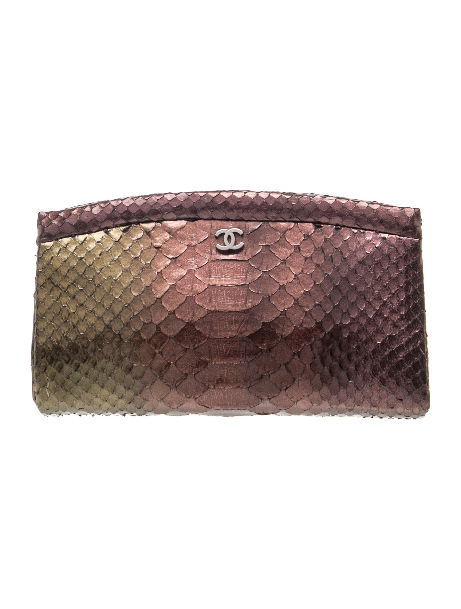 Chanel Python CC Clutch