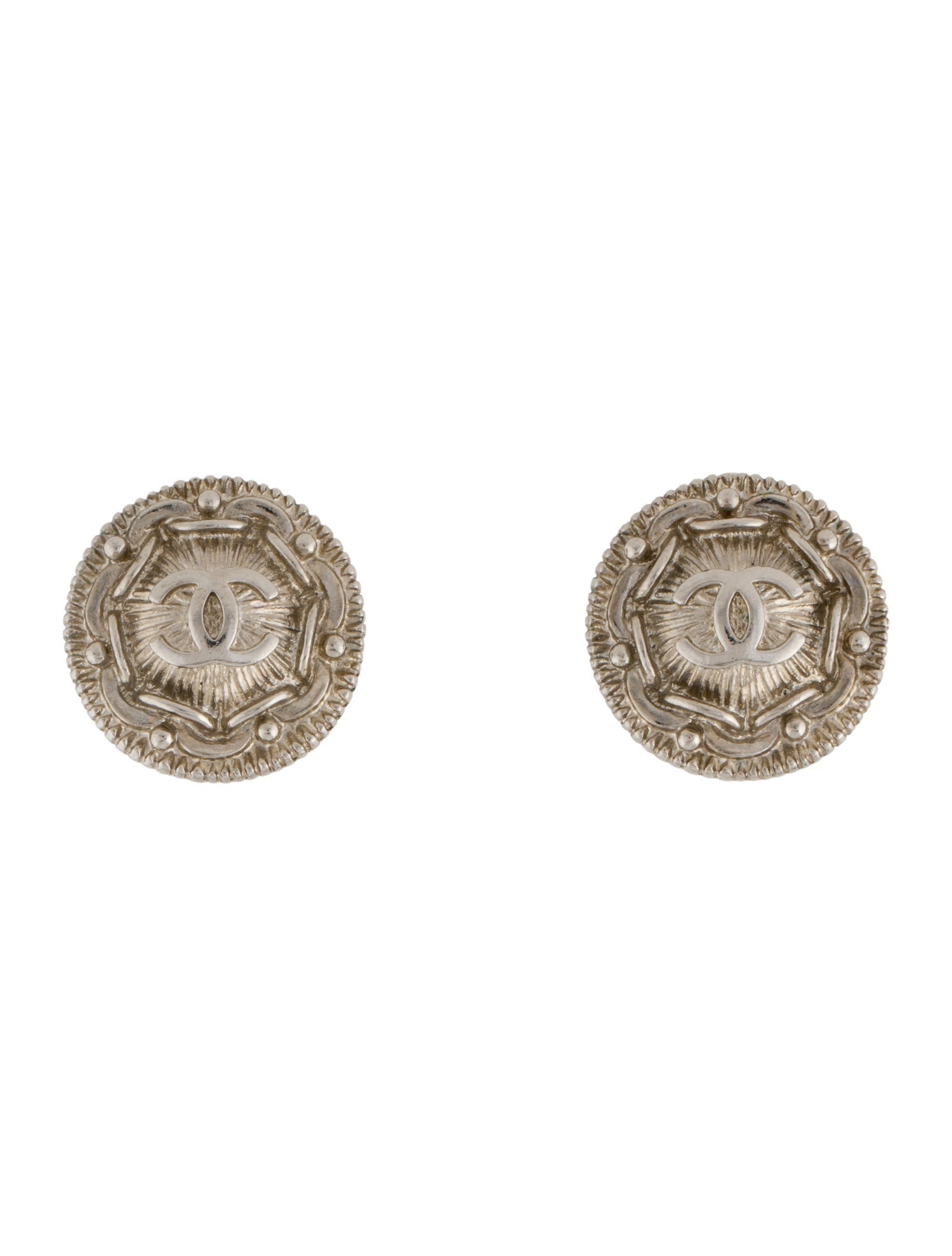 Chanel Vintage CC Clip-On Earrings