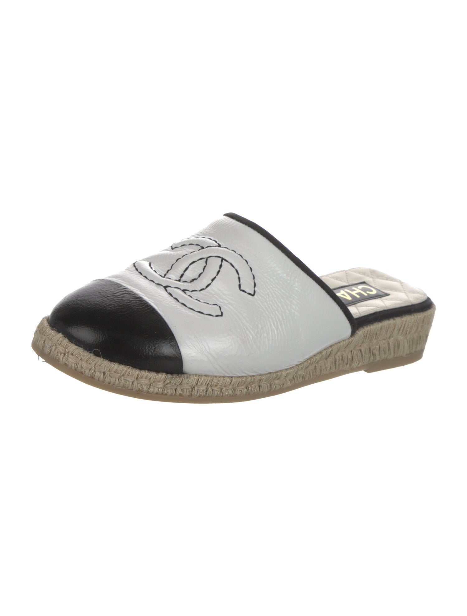 Chanel 2023 Interlocking CC Logo Espadrilles